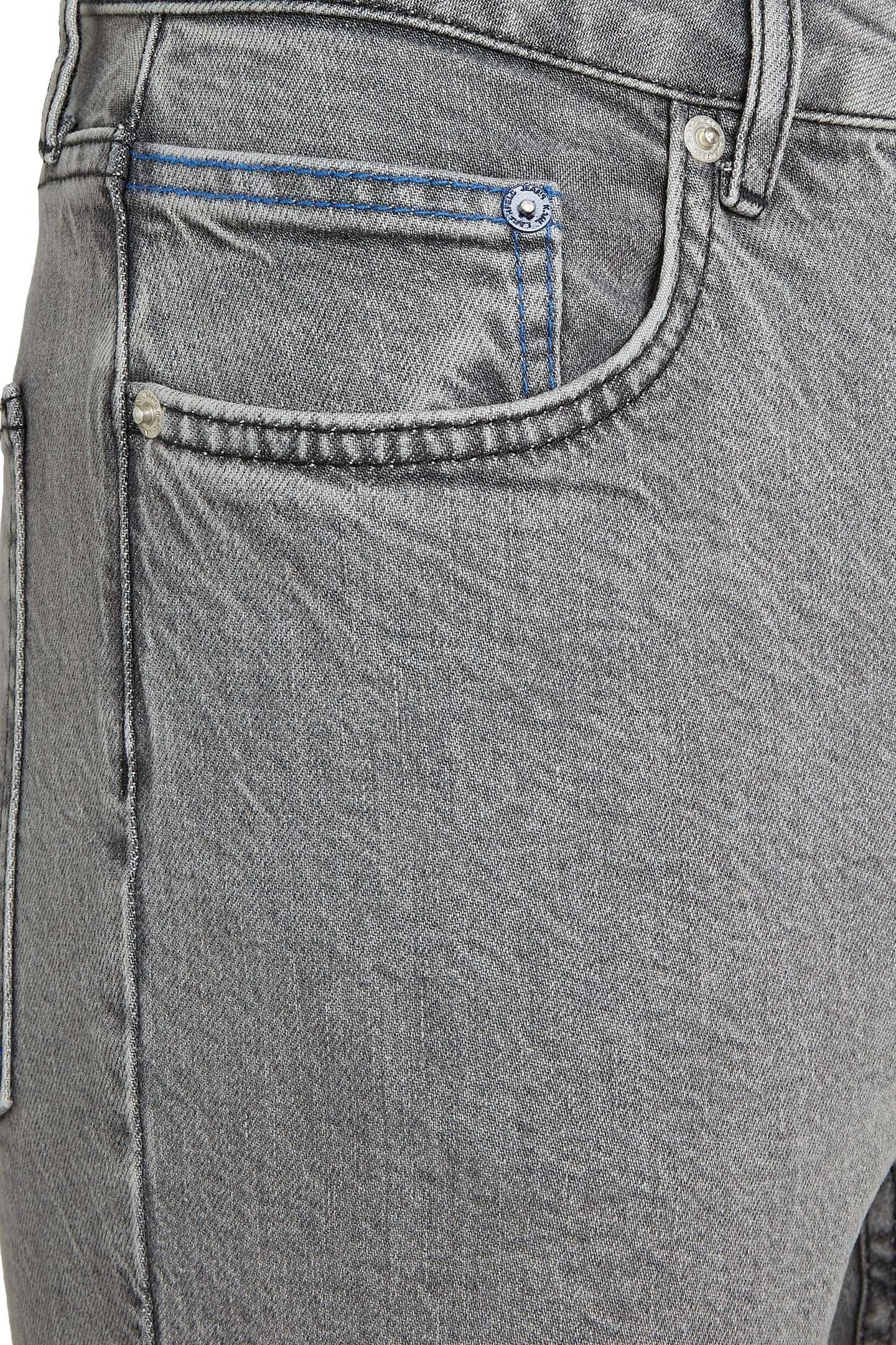 TAPERED DENIM WASHED GREY 5