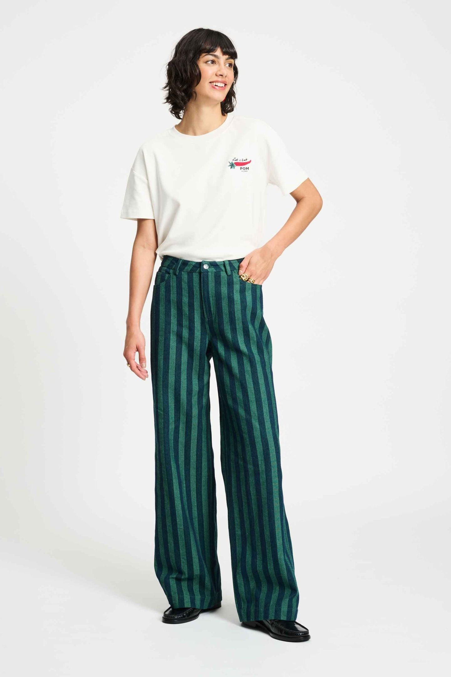 JEANS - DENIM STRIPED 1