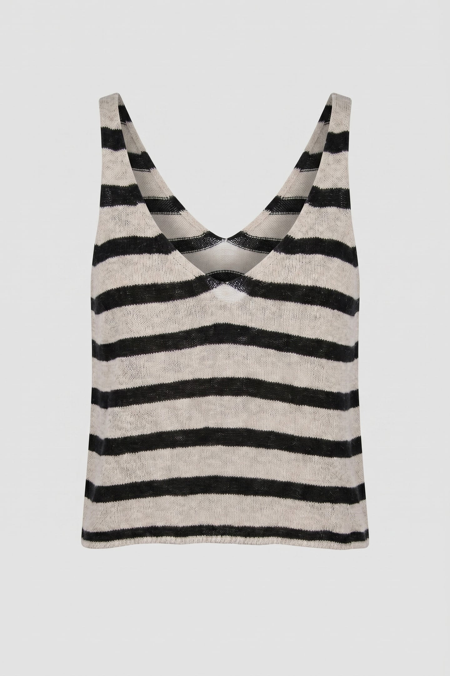 THE STRIPED THIN KNIT TANK TOP 4