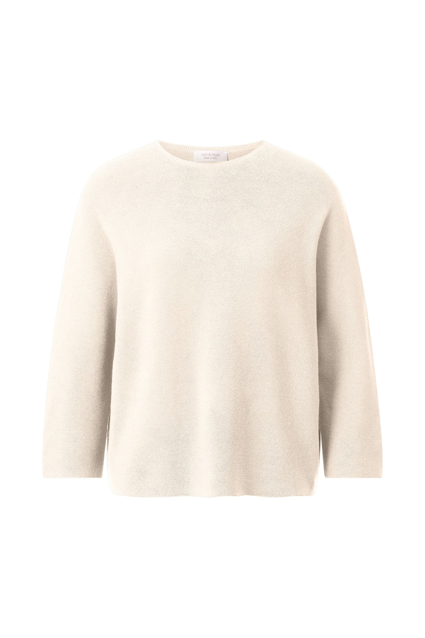 CREW-NECK SEAMLESS PEARL WHITE 4