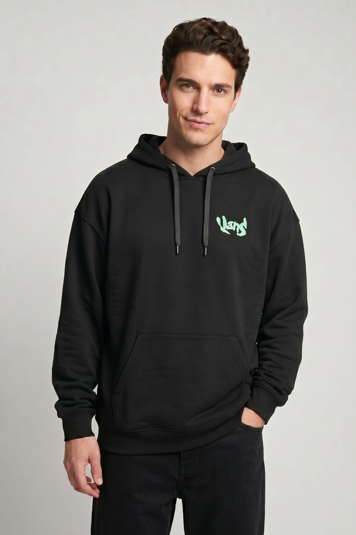 EVOLVE PO HOODIE BLACK 1
