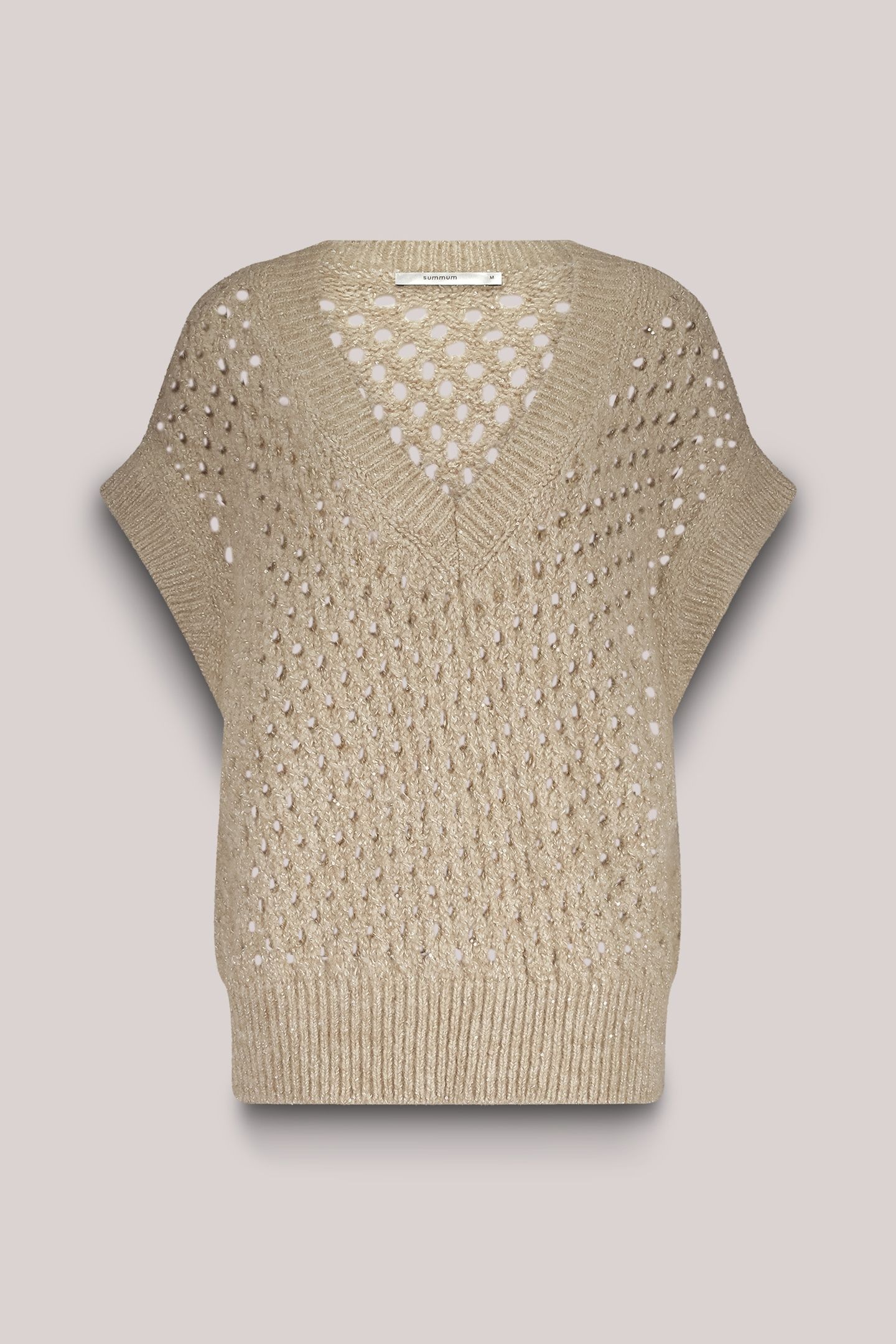 OVERSIZED SPENCER SEQUIN MOHAIR BLEND KNIT ALPACA 4