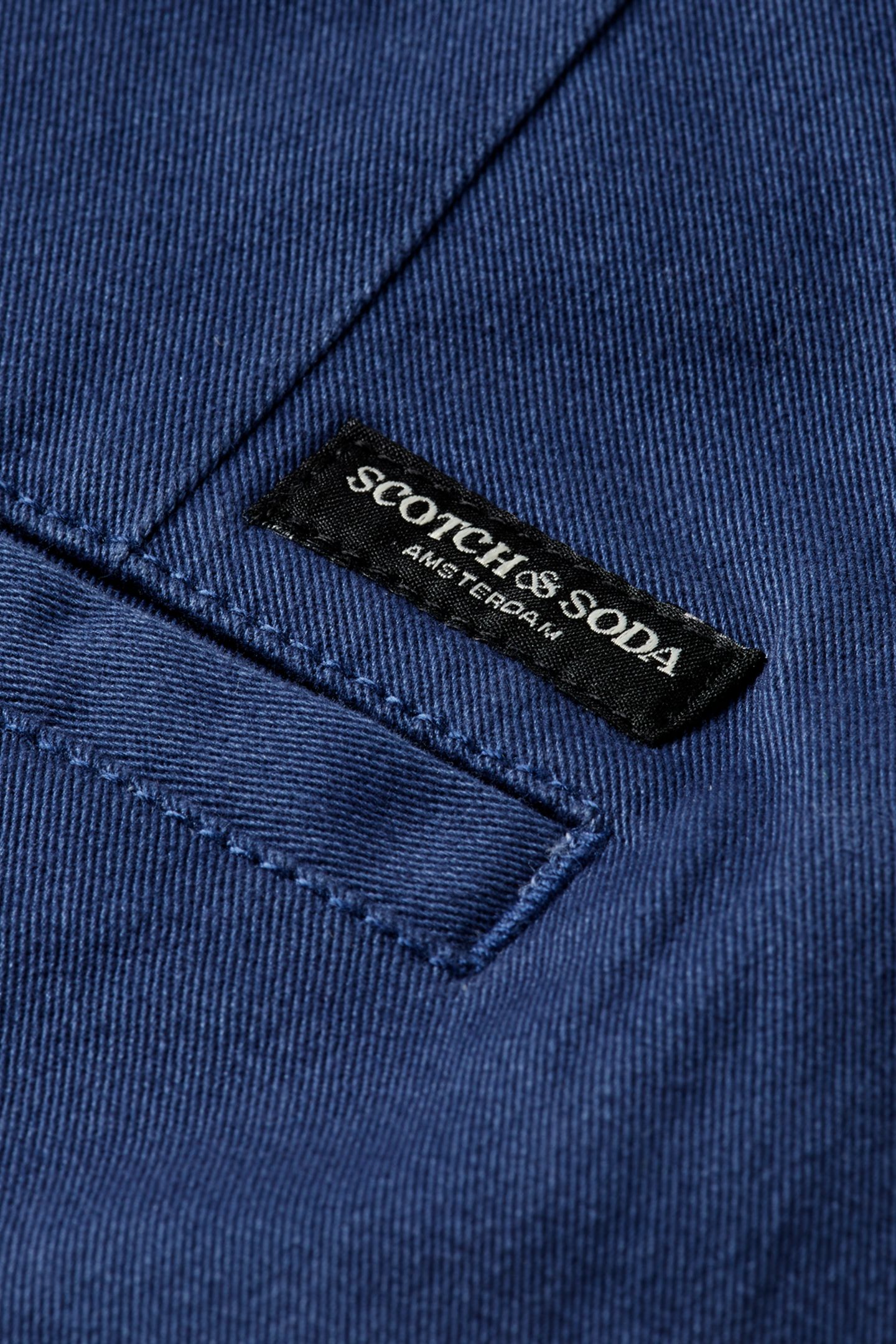 MOTT - WASHED COTTON BLEND CHINO INSIGNIA BLUE 3