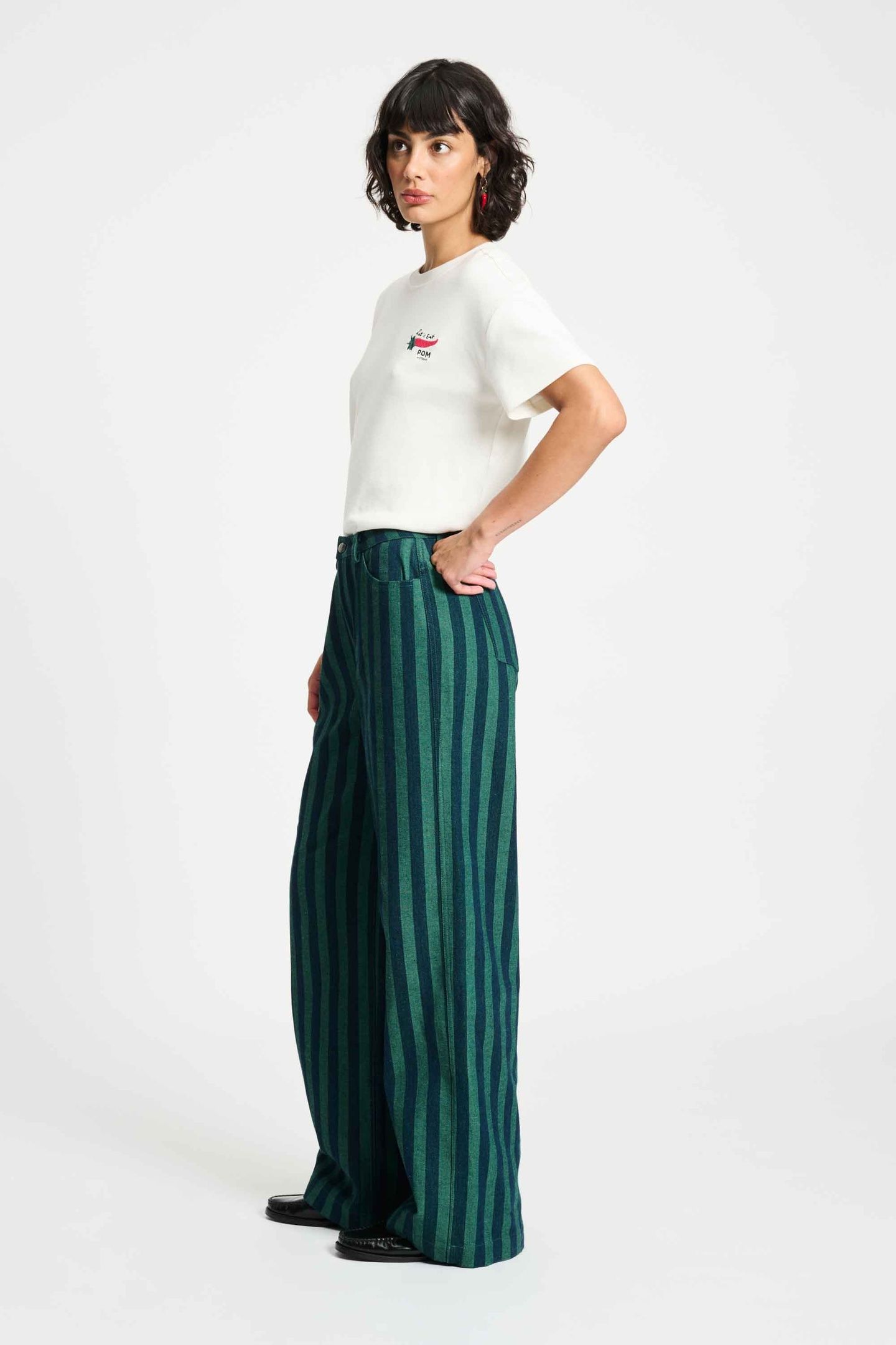 JEANS - DENIM STRIPED 4