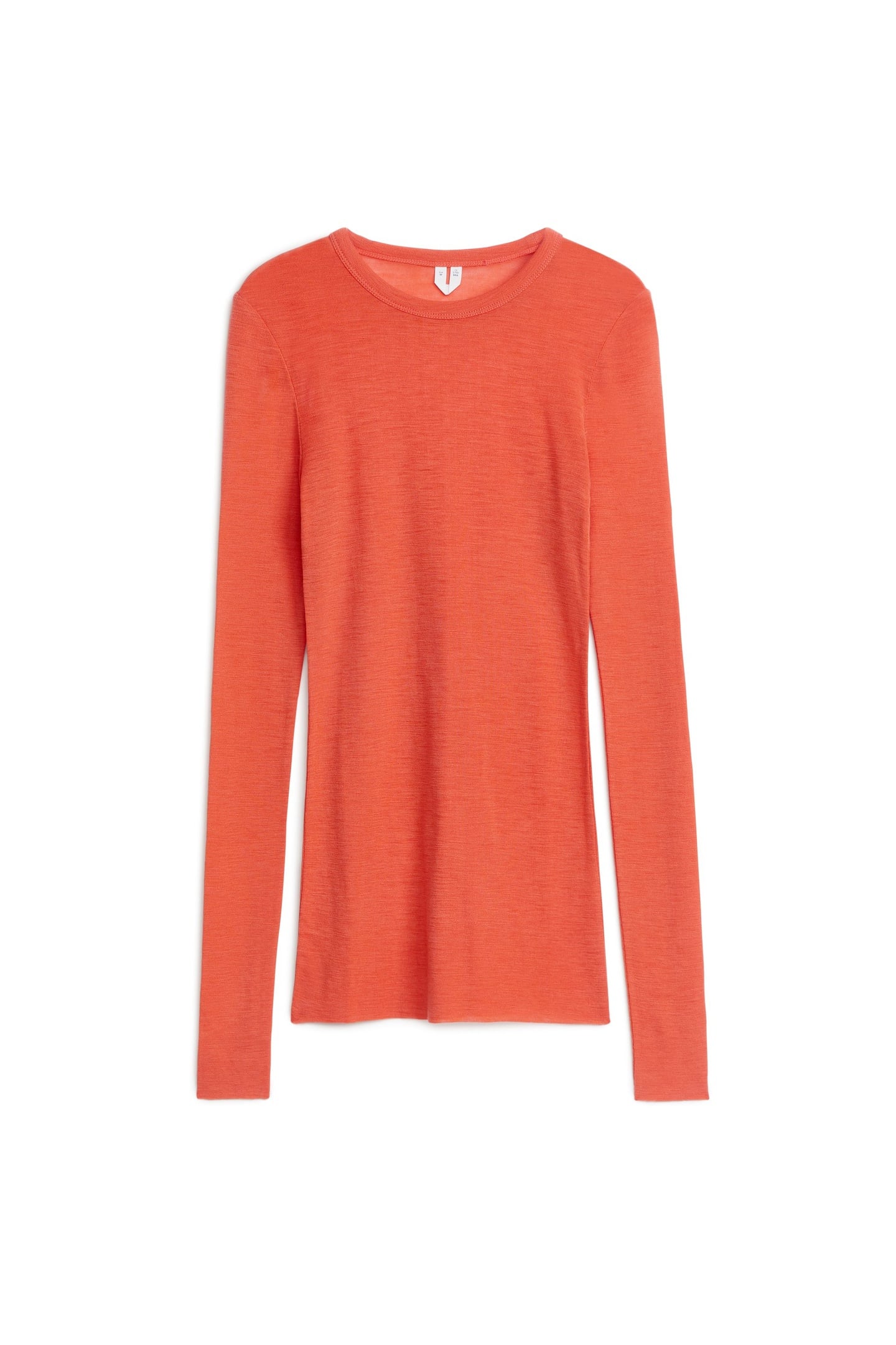 ODDRUN WOOL RIB LS ORANGE 3