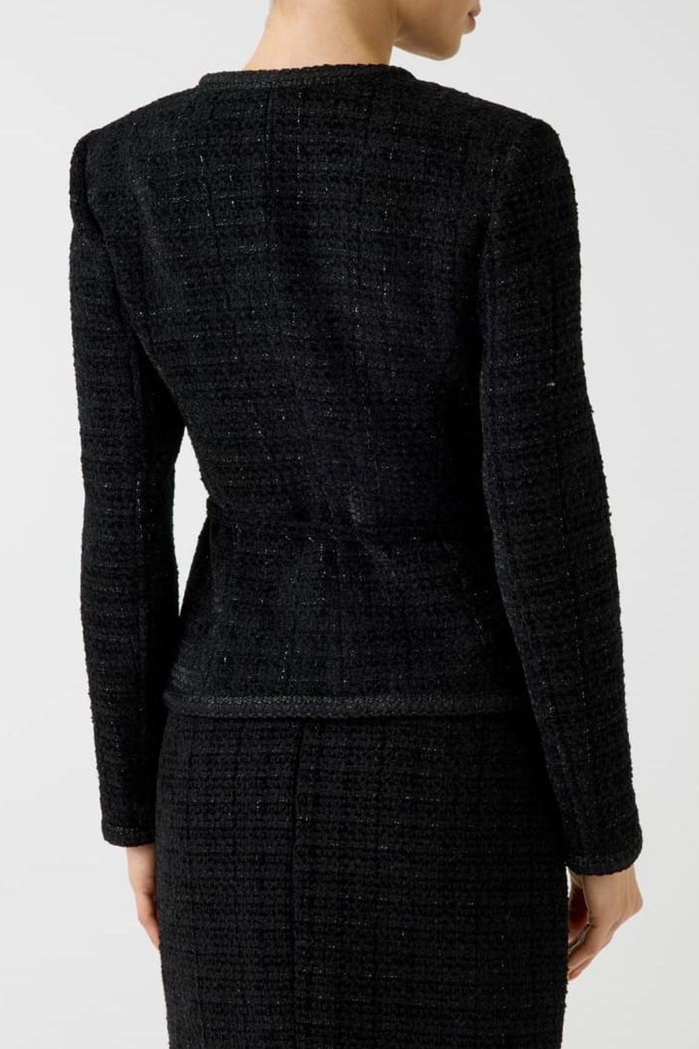 SUE BELTED BLAZER JET BLACK A996 6