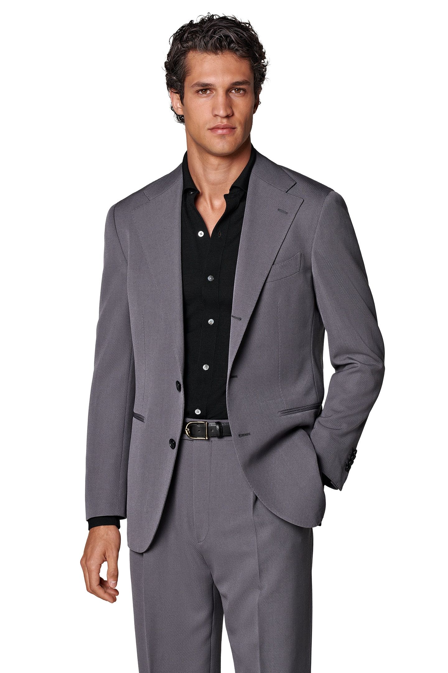 ROMA PURE WOOL NESTED SUITS MID GREY 2