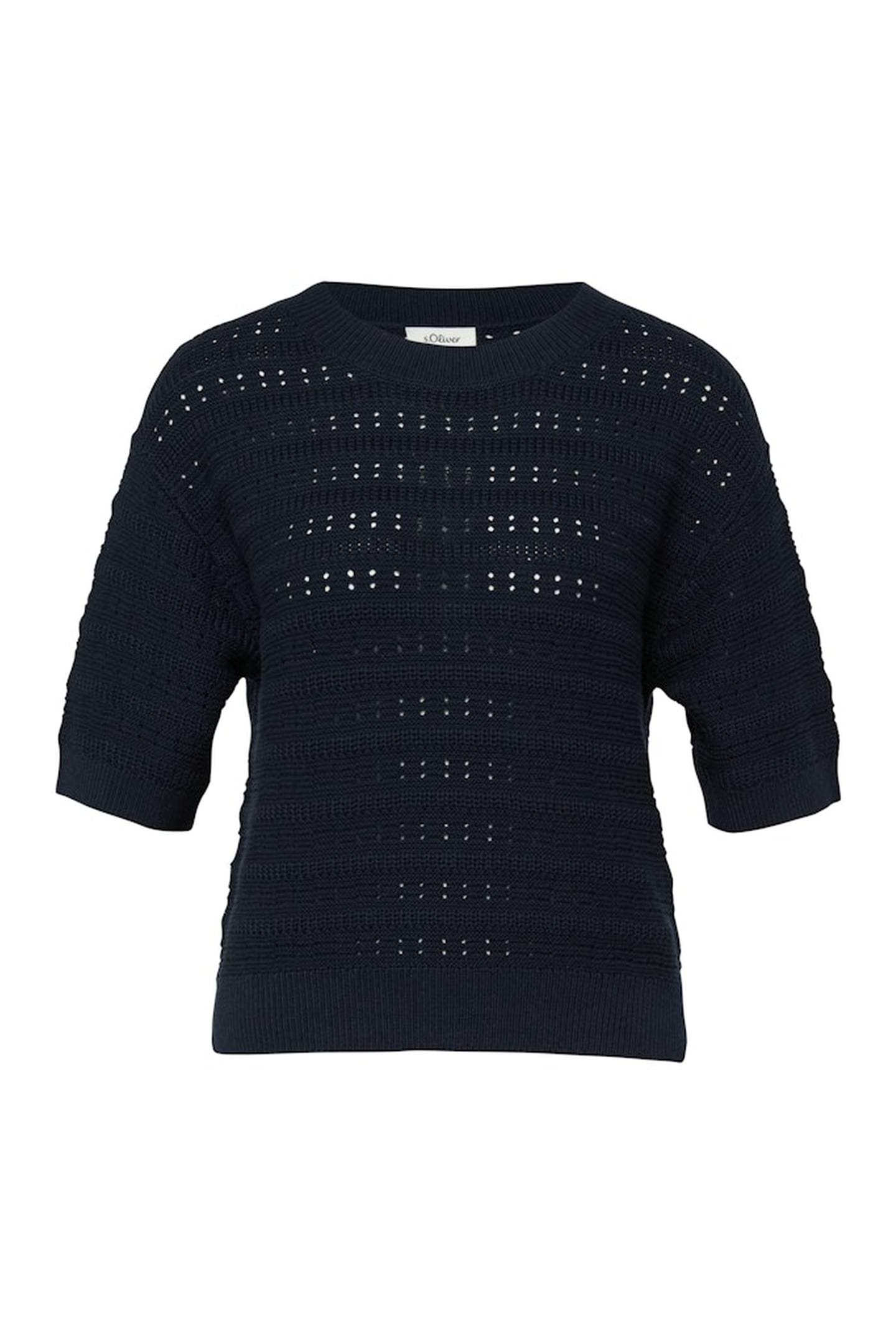 S.OLIVER PULLOVER SHORTSLEEVE MARINE 7