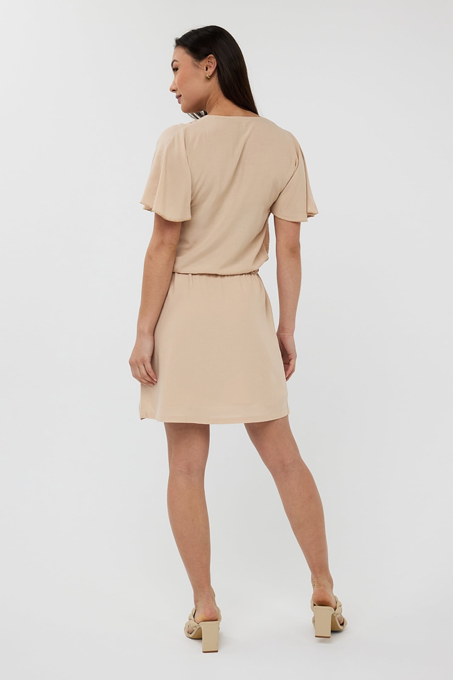 DRESS TUNIC EMBELLISHED SAND 3