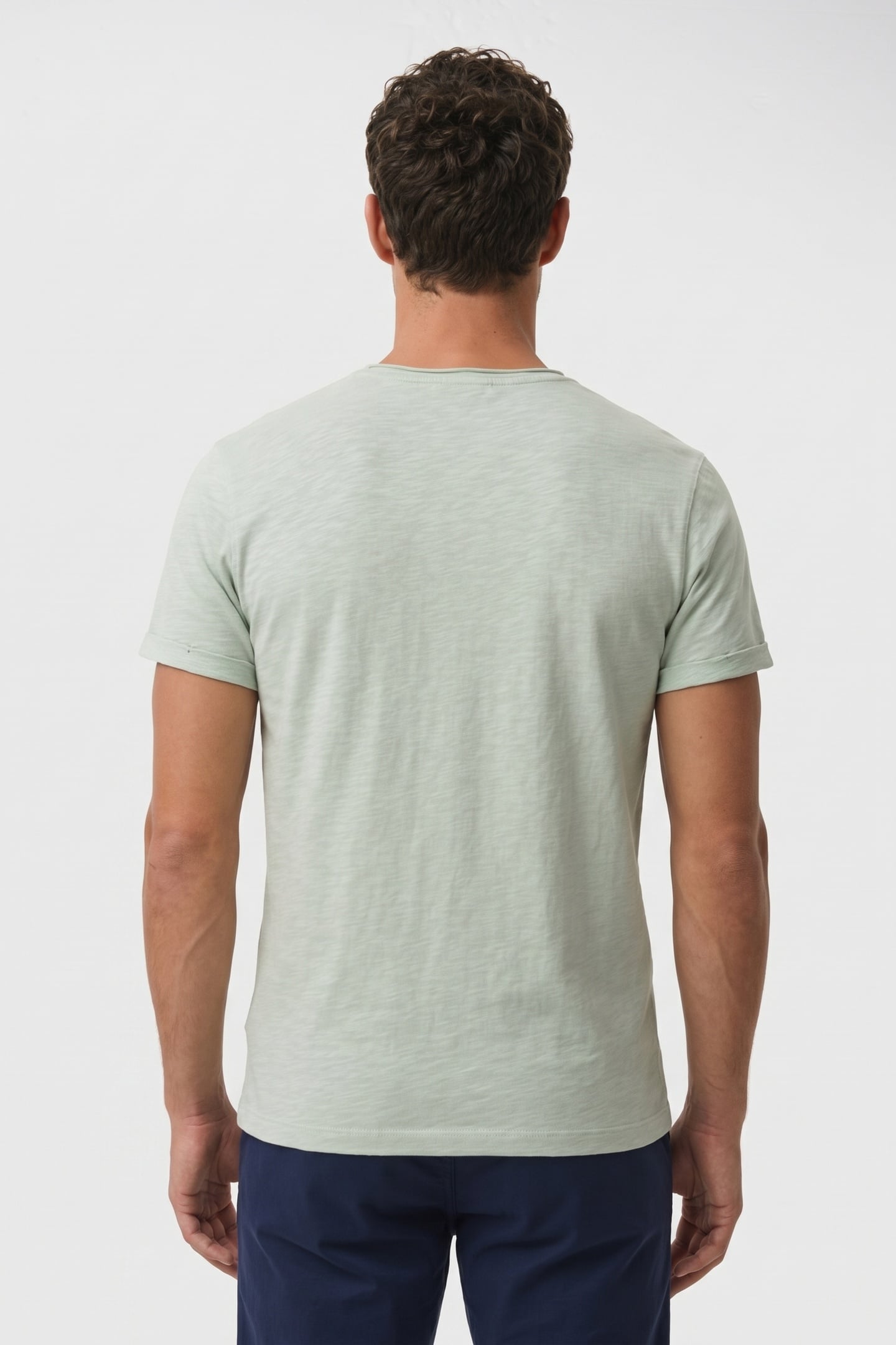 T-SHIRT CREWNECK SLUB MINT 2