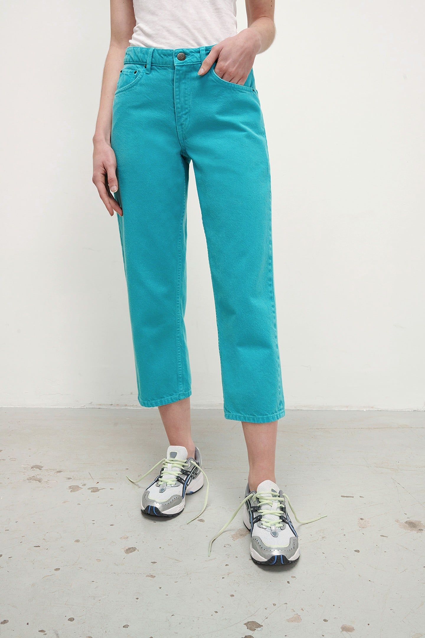 DATCITY 5 POCKETS JEANS TURQUOISE VINTAGE 2