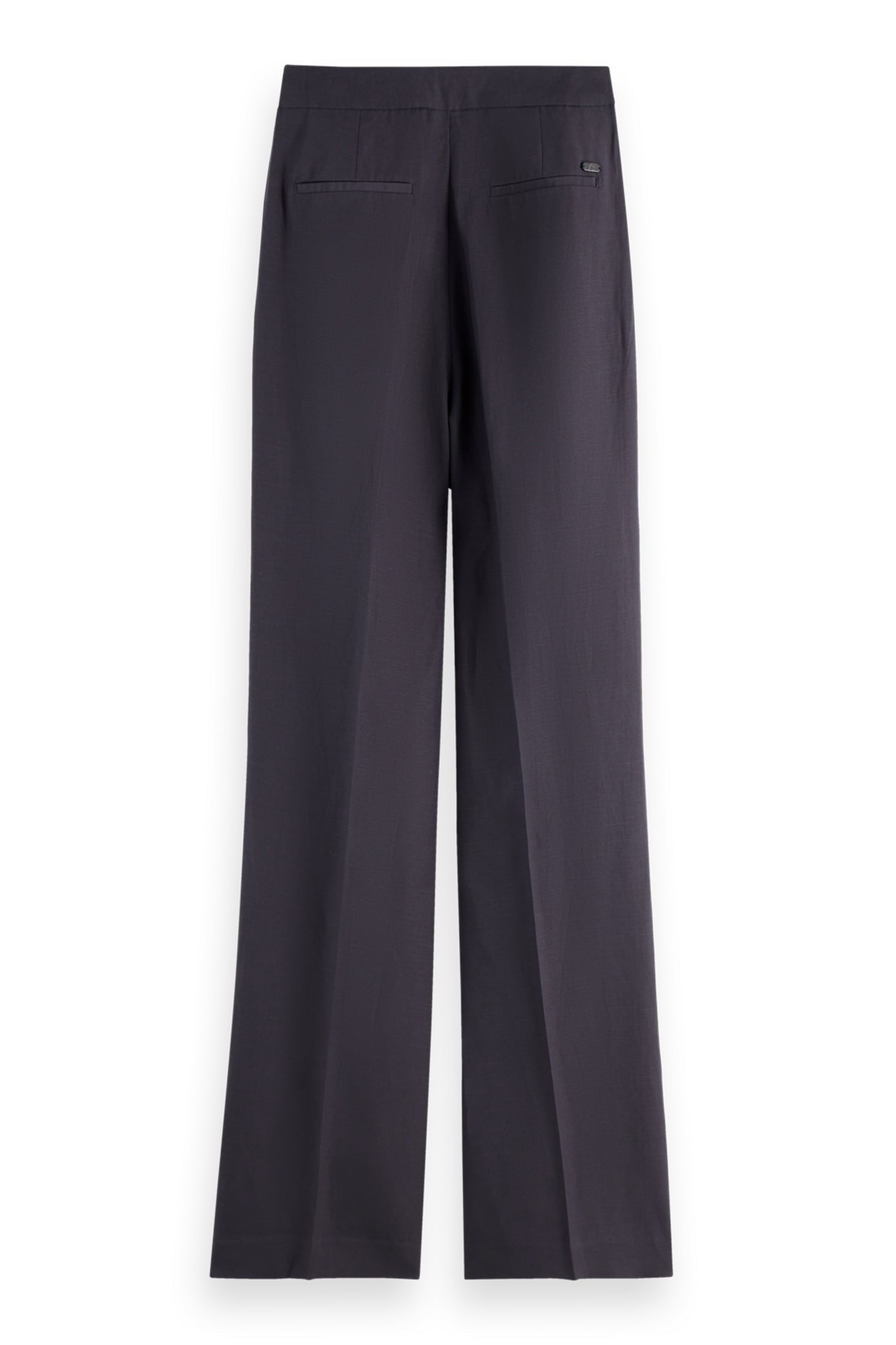 EDIE - HIGH RISE WIDE LEG DRAPEY PANT CHARCOAL ART 5