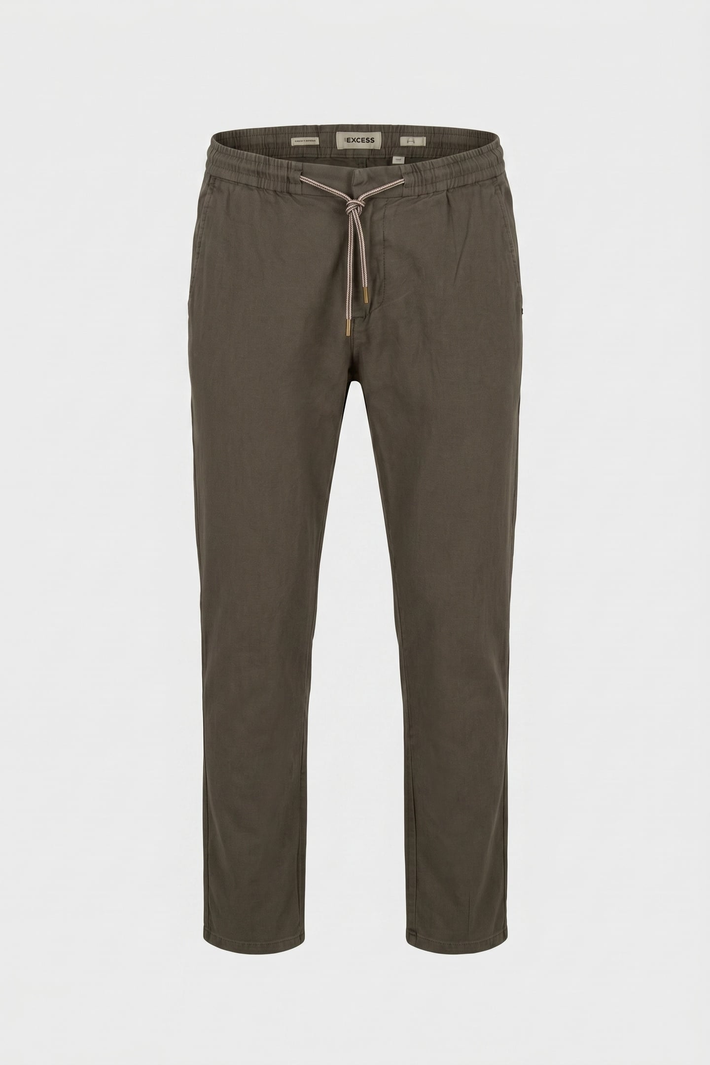 PANTS WITH LINEN GARMENT DYED DARK MOSS 3