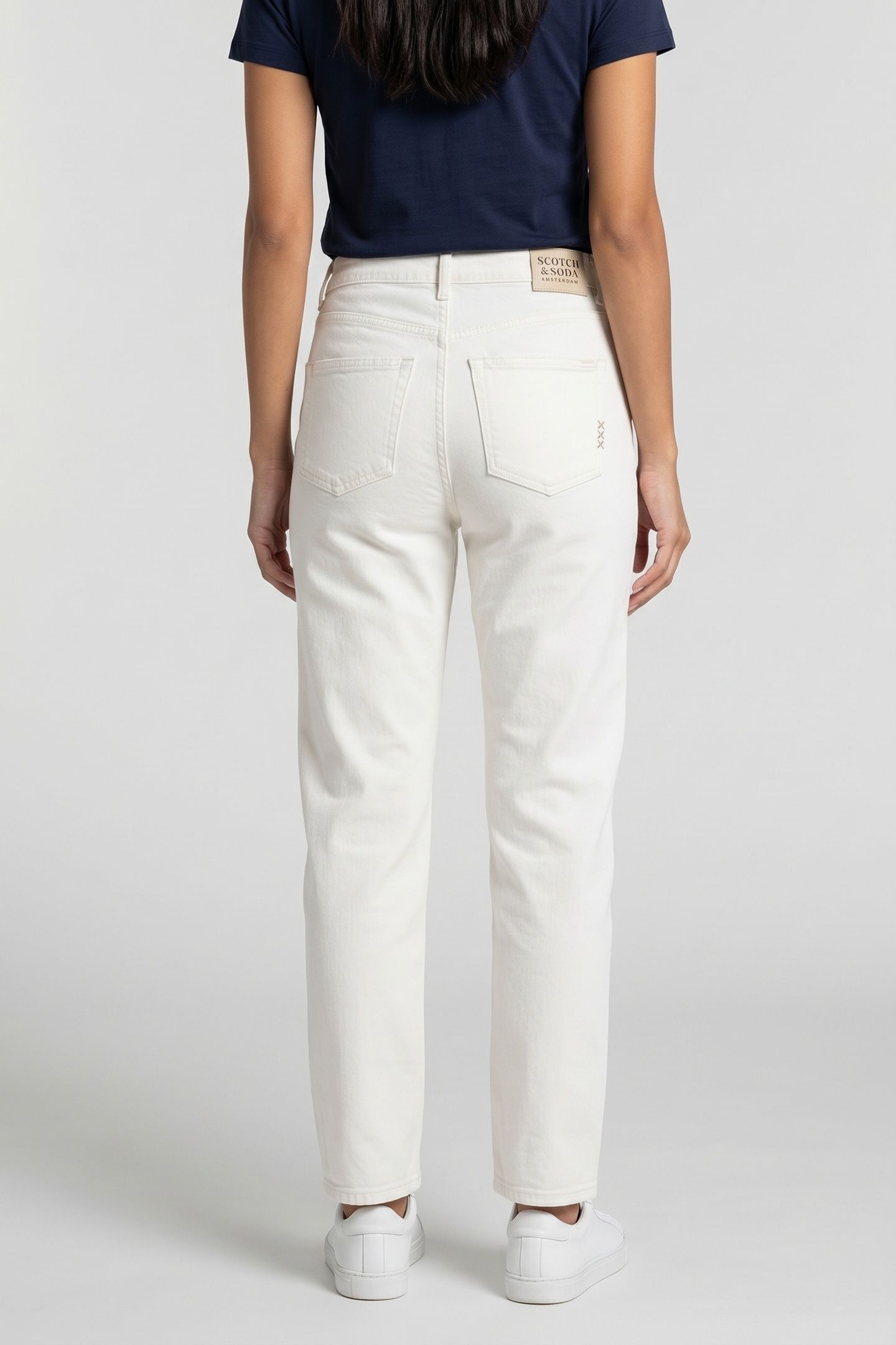 THE SKY STRAIGHT JEANS - COOL WHITE COOL WHITE 2
