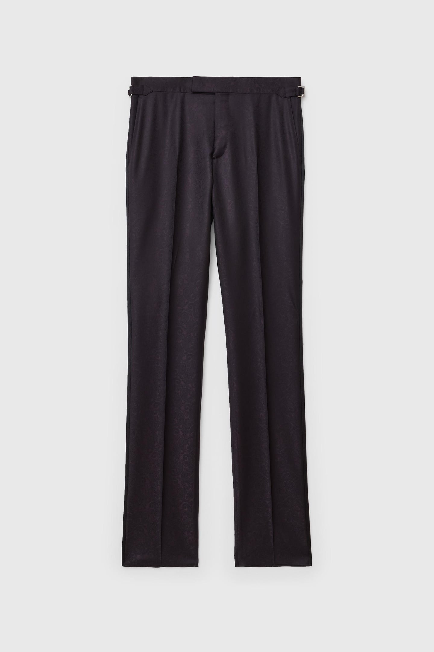 GLEN TUXEDO PANTS - TUXEDO PANTS WITH ST PLUM 2