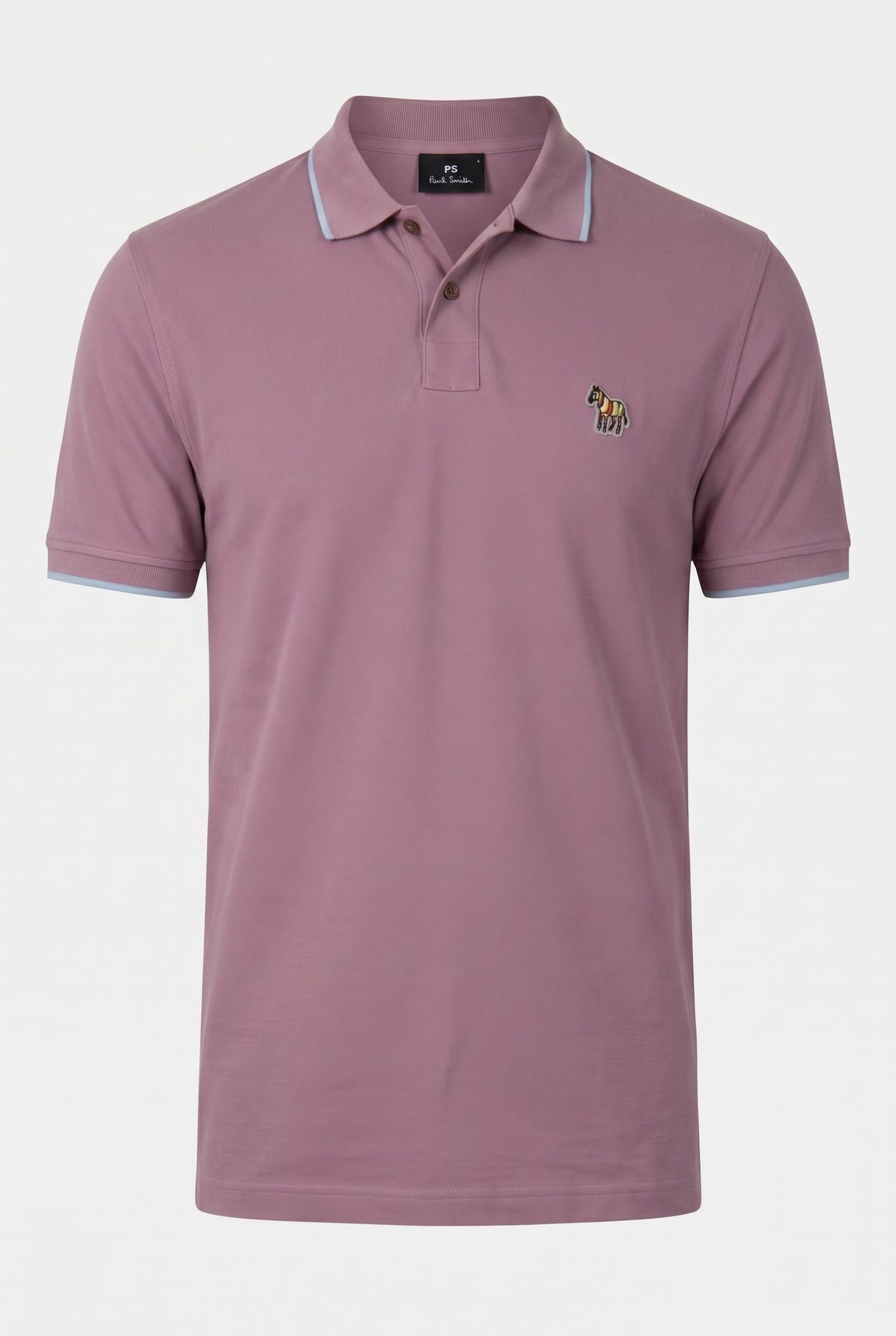 SLIM FIT POLO ZEB BADGE MAUVE 3