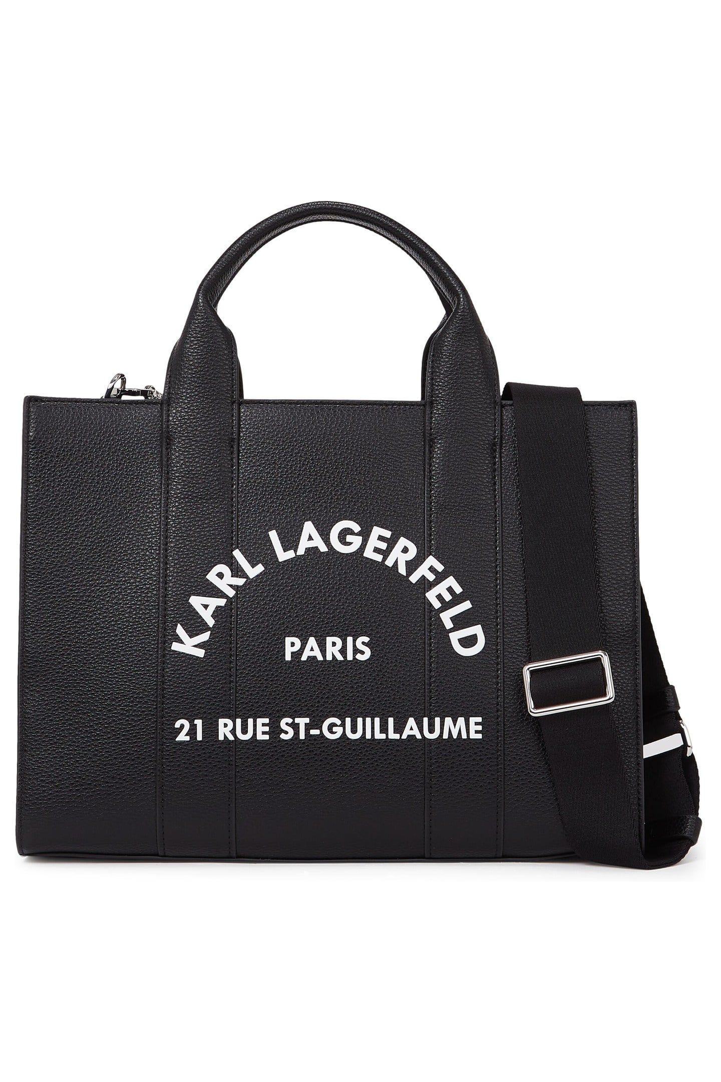 K/RSG PEBBLE SQUARE MED TOTE BLACK 1