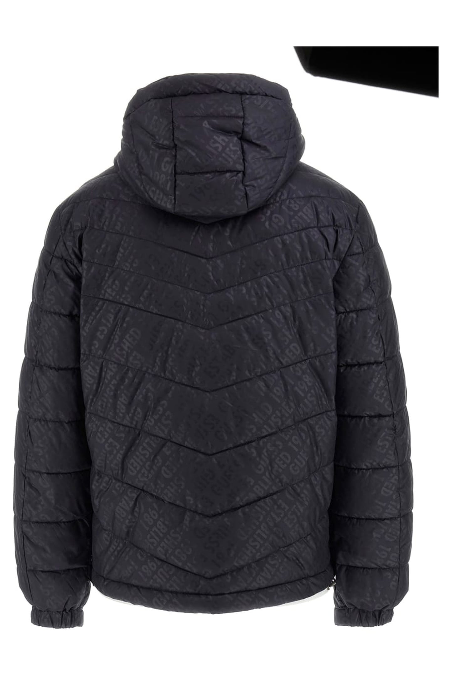 GUESS ECO LIGHT PUFFA JACKET BLUE GUESS EST AOP 2