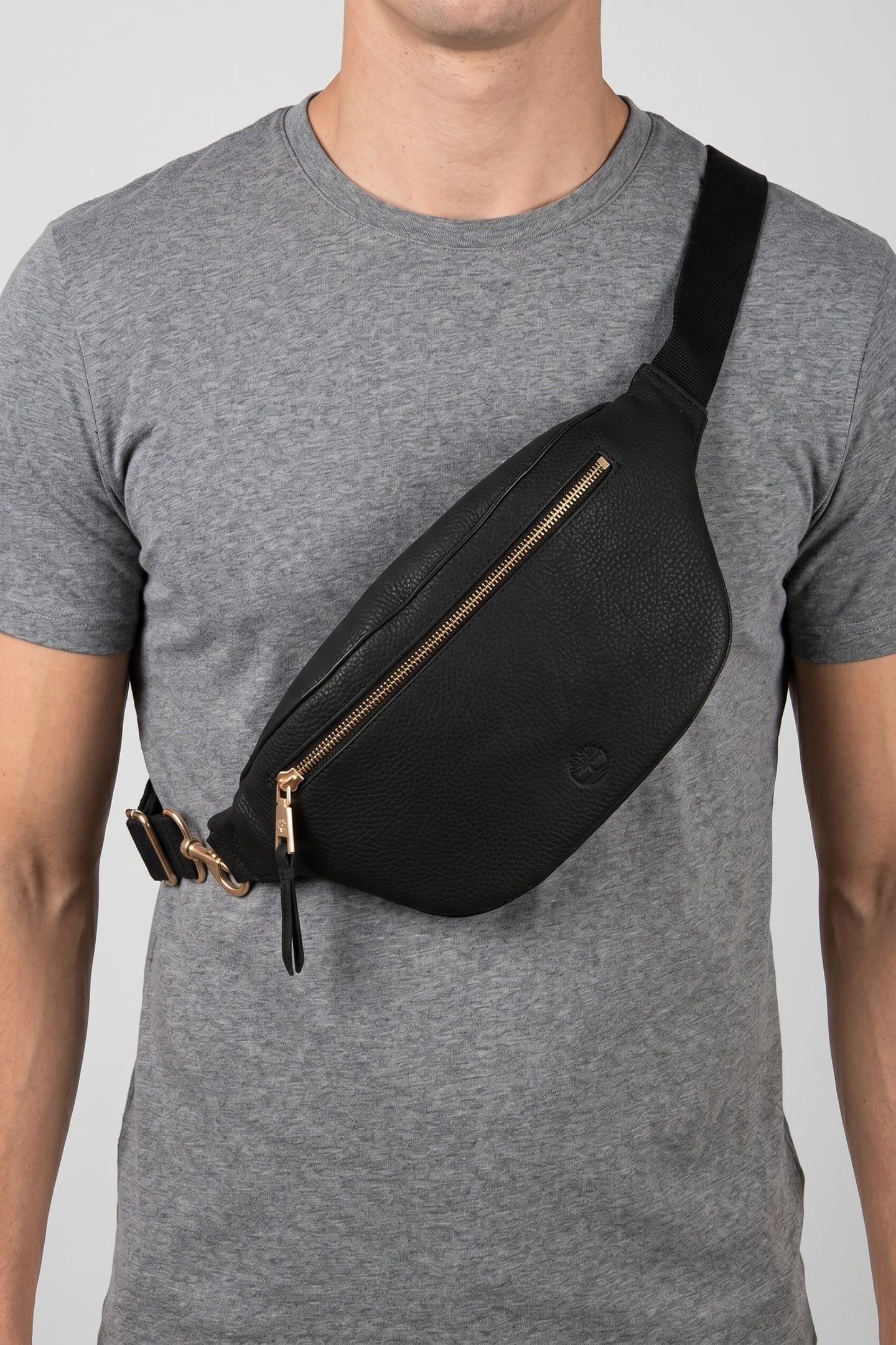SOFT LEATHER SLING BAG BLACK 1
