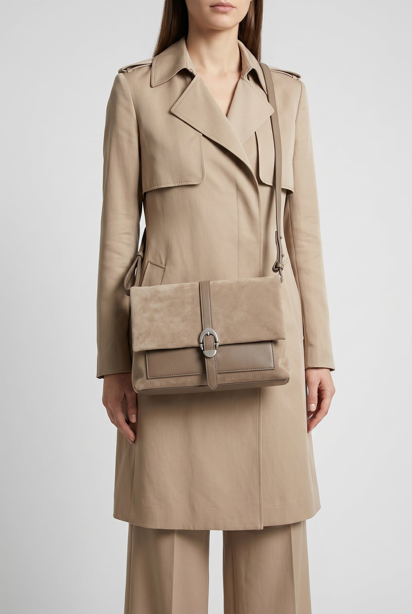 COCCINELLEDORIAN SUEDE WARM TAUPE 1