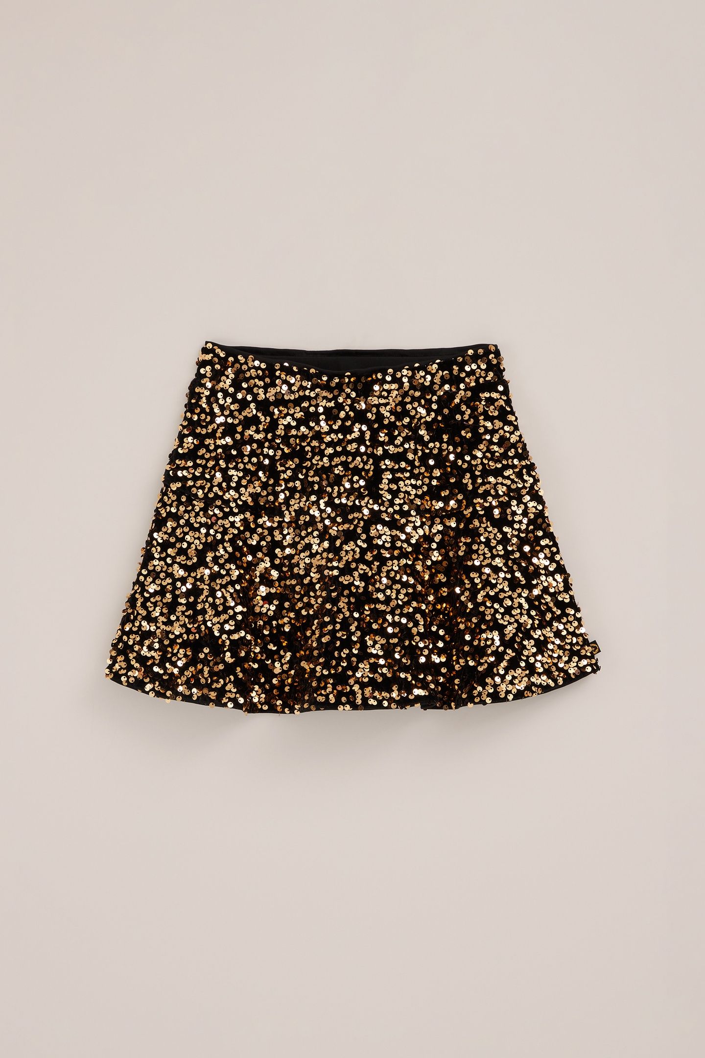 SKIRT MINI LENGTH GOLD 3