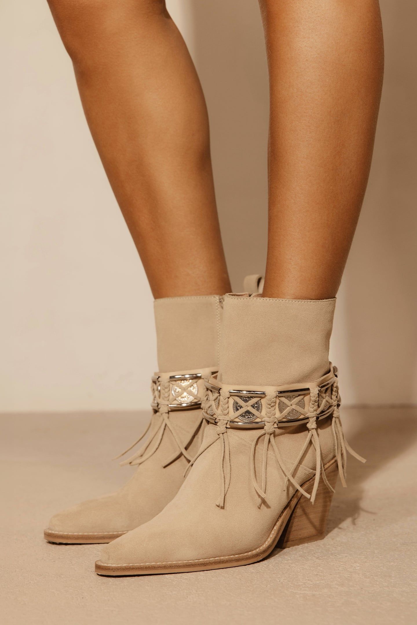 NEW-KOLE ANKLE BOOT OATMILK 8