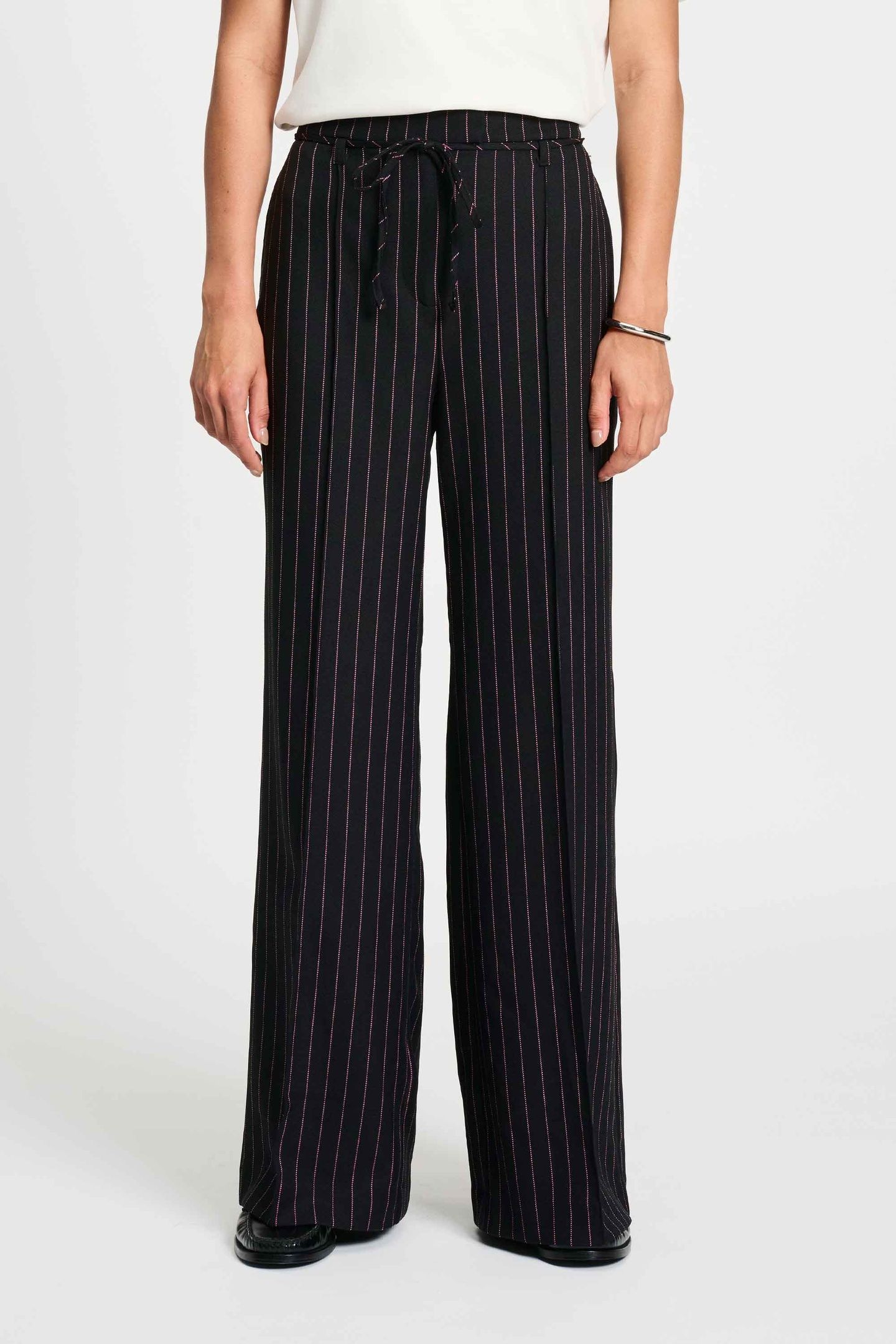 PANTS - NOIR STRIPED 2
