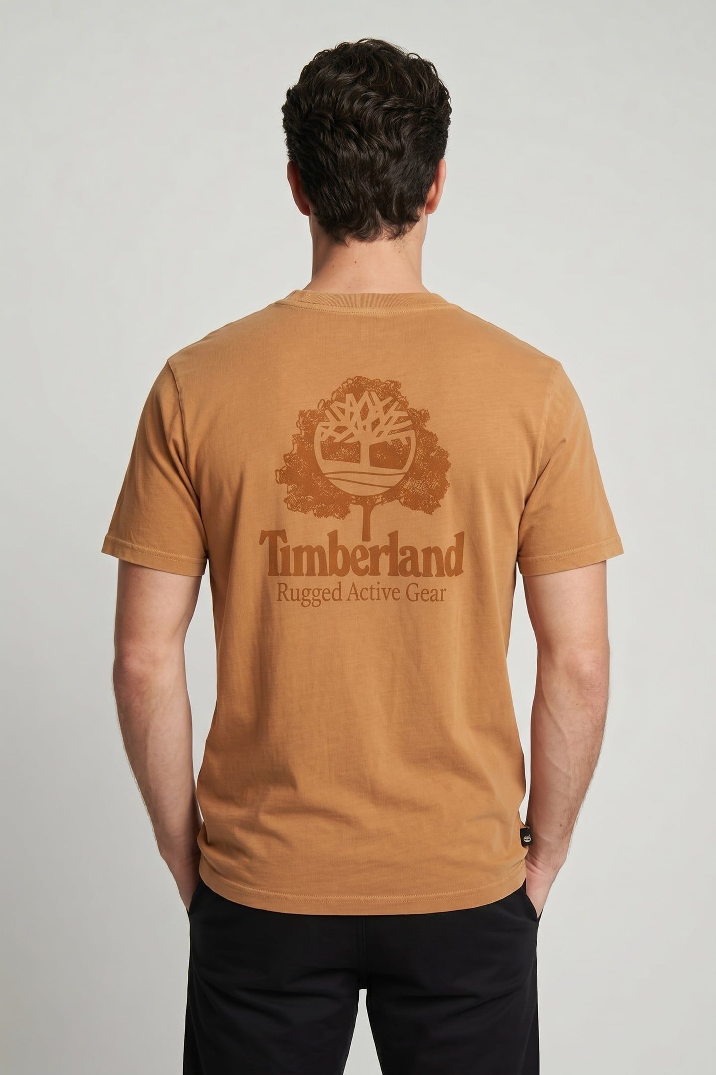 RUGGED ACTIVE GEAR BACK GRAPHIC TEE BROWN 2