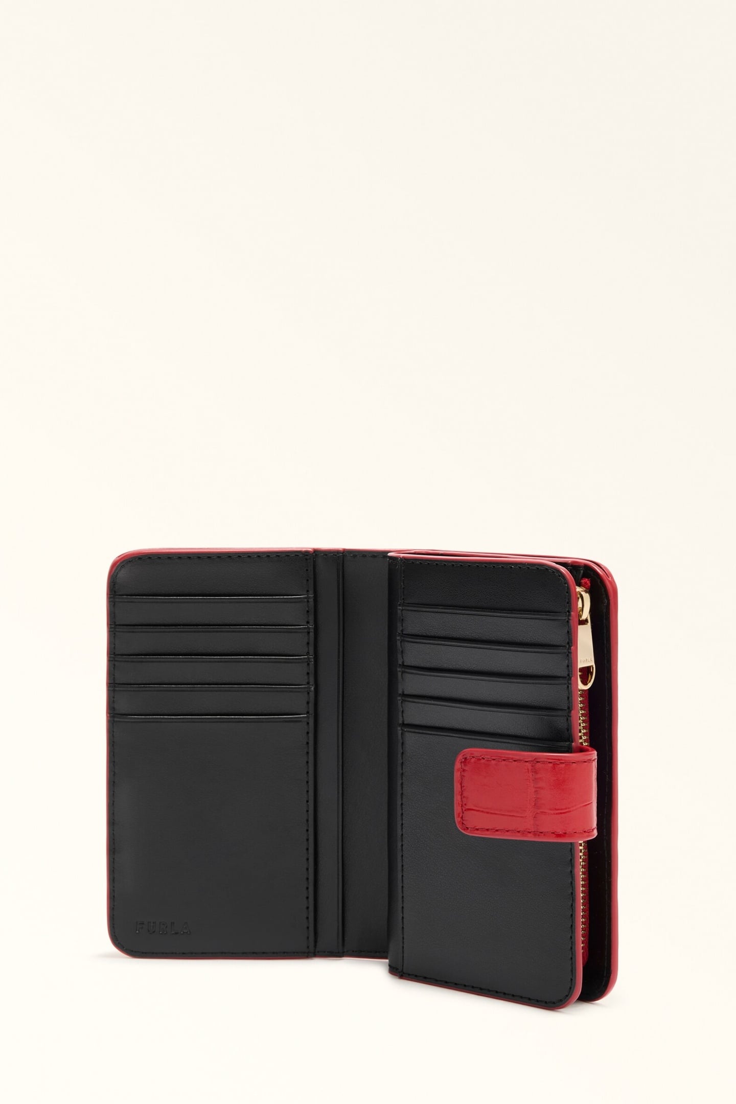 CLASSIC MEDIUM COMPACT WALLET LACCA+NERO 2