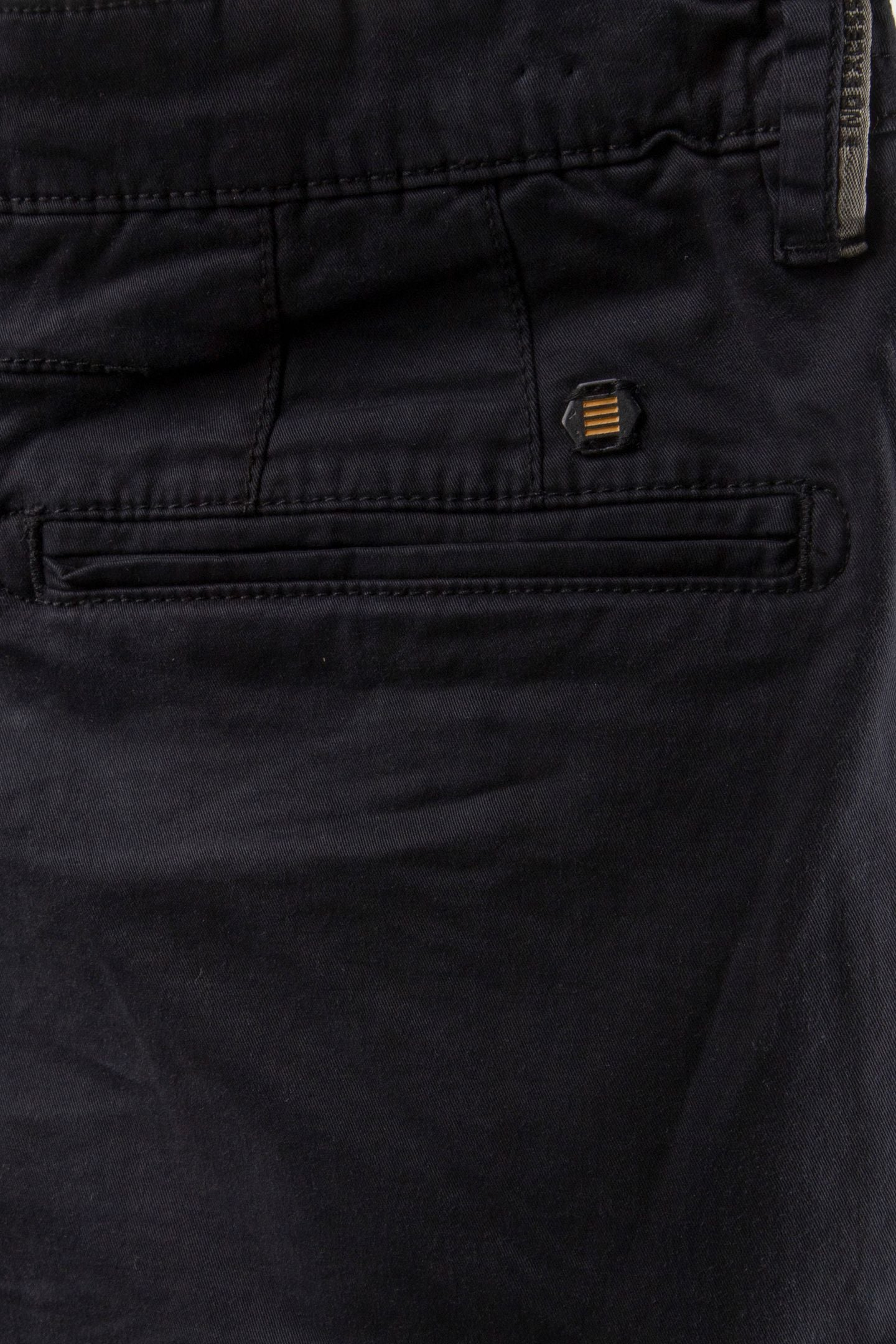 SHORT CARGO GARMENT DYED + STONE WASHED STRETCH BLACK 4