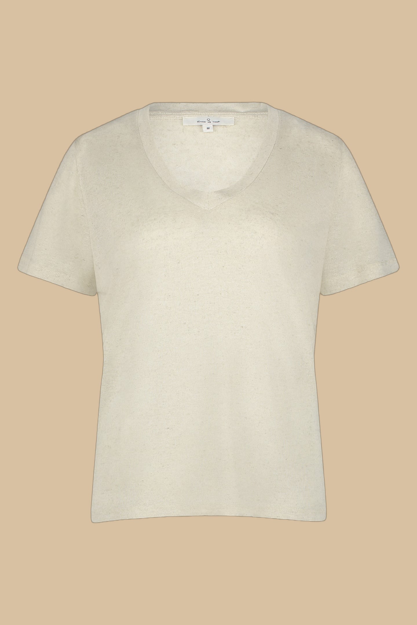 MILA TEE NATURAL MELANGE 1