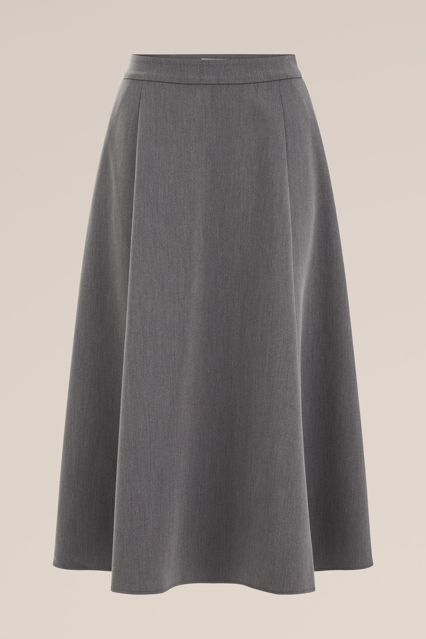 SKIRT MEDIUM LENGTH GREY 5