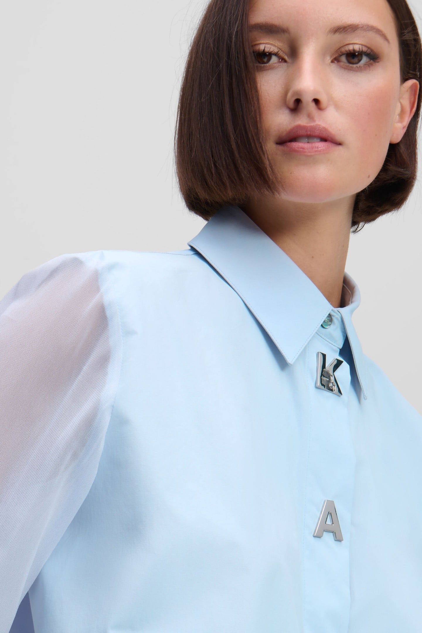 KARL SNAP POPLIN SHIRT KENTUCKY BLUE 5