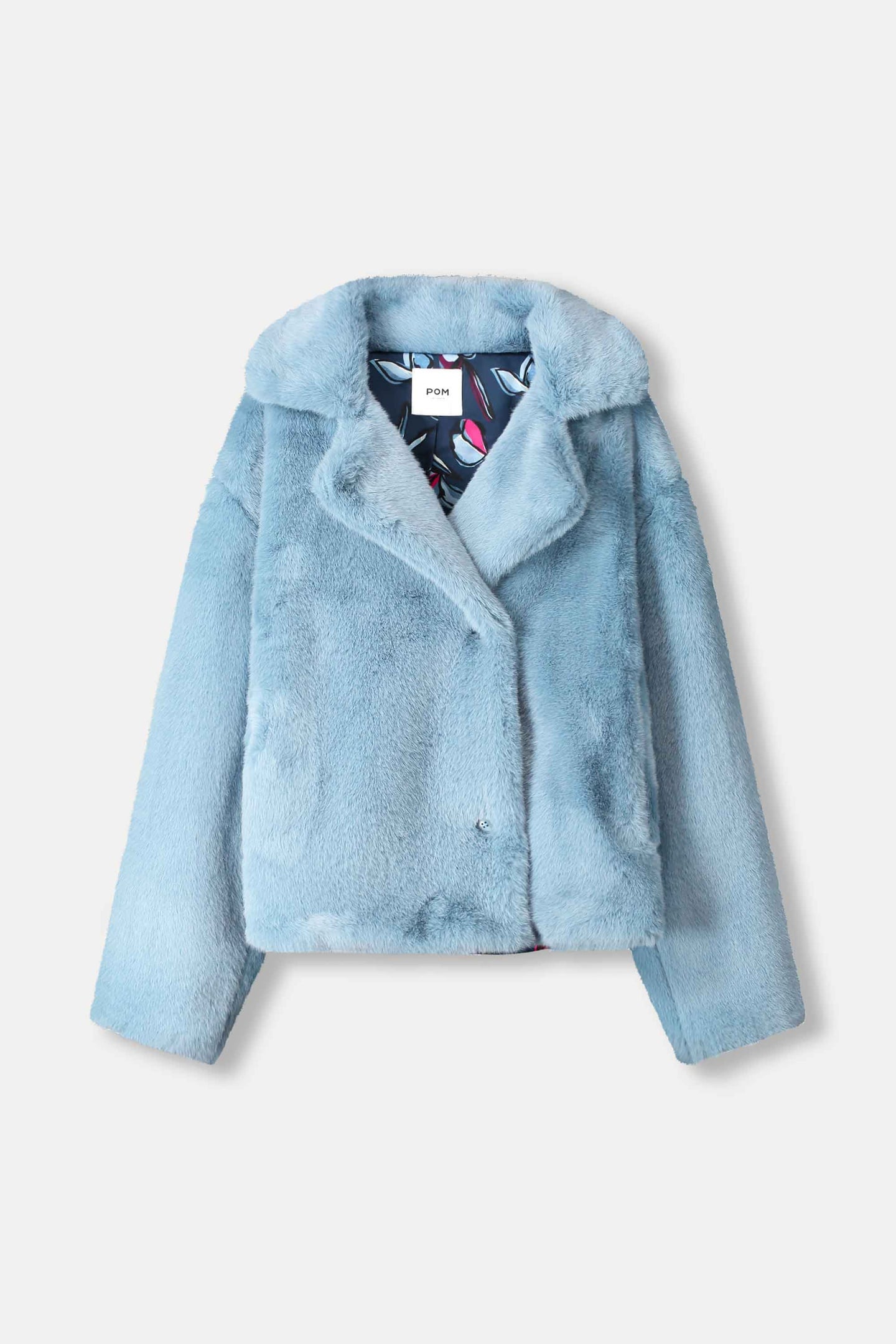 COAT - FUR MISTY BLUE 7