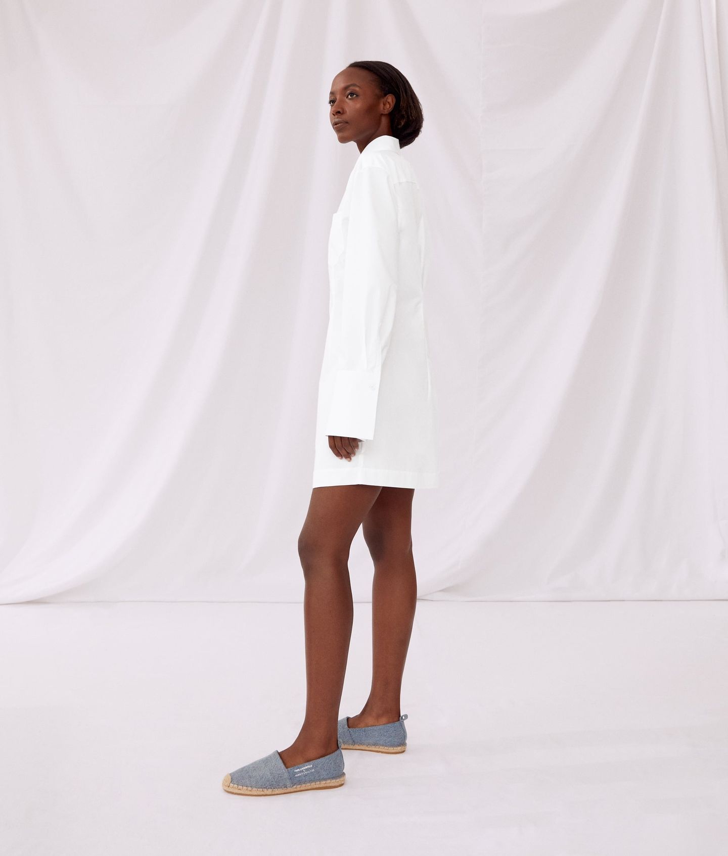 KLXAV POPLIN SHIRTDRESS WHITE 5