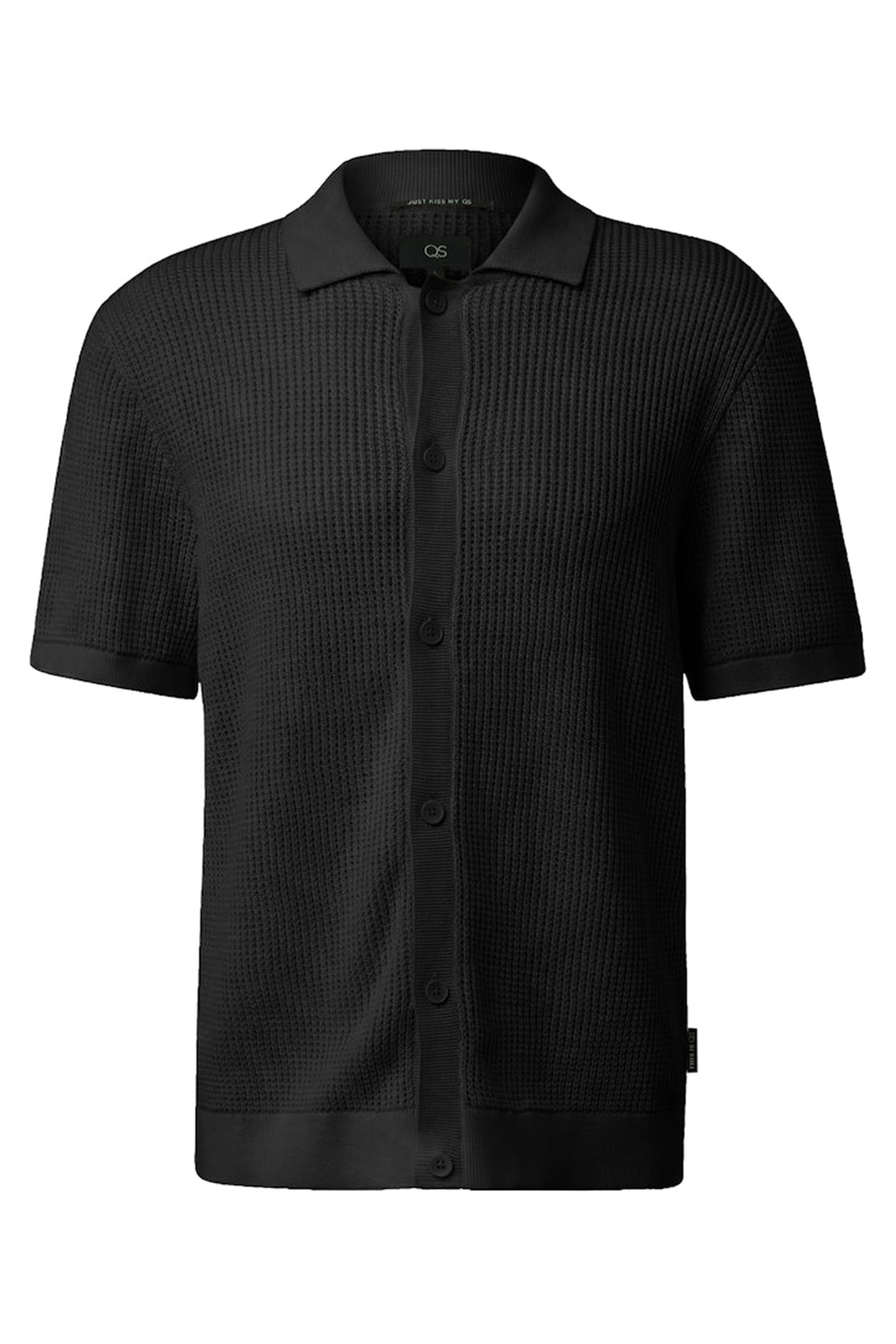 S.OLIVER-QS PULLOVER SHORTSLEEVE BLACK 2