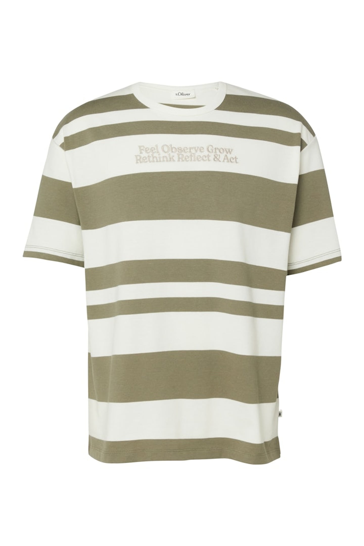 S.OLIVER T-SHIRTS ARMY GREEN 7