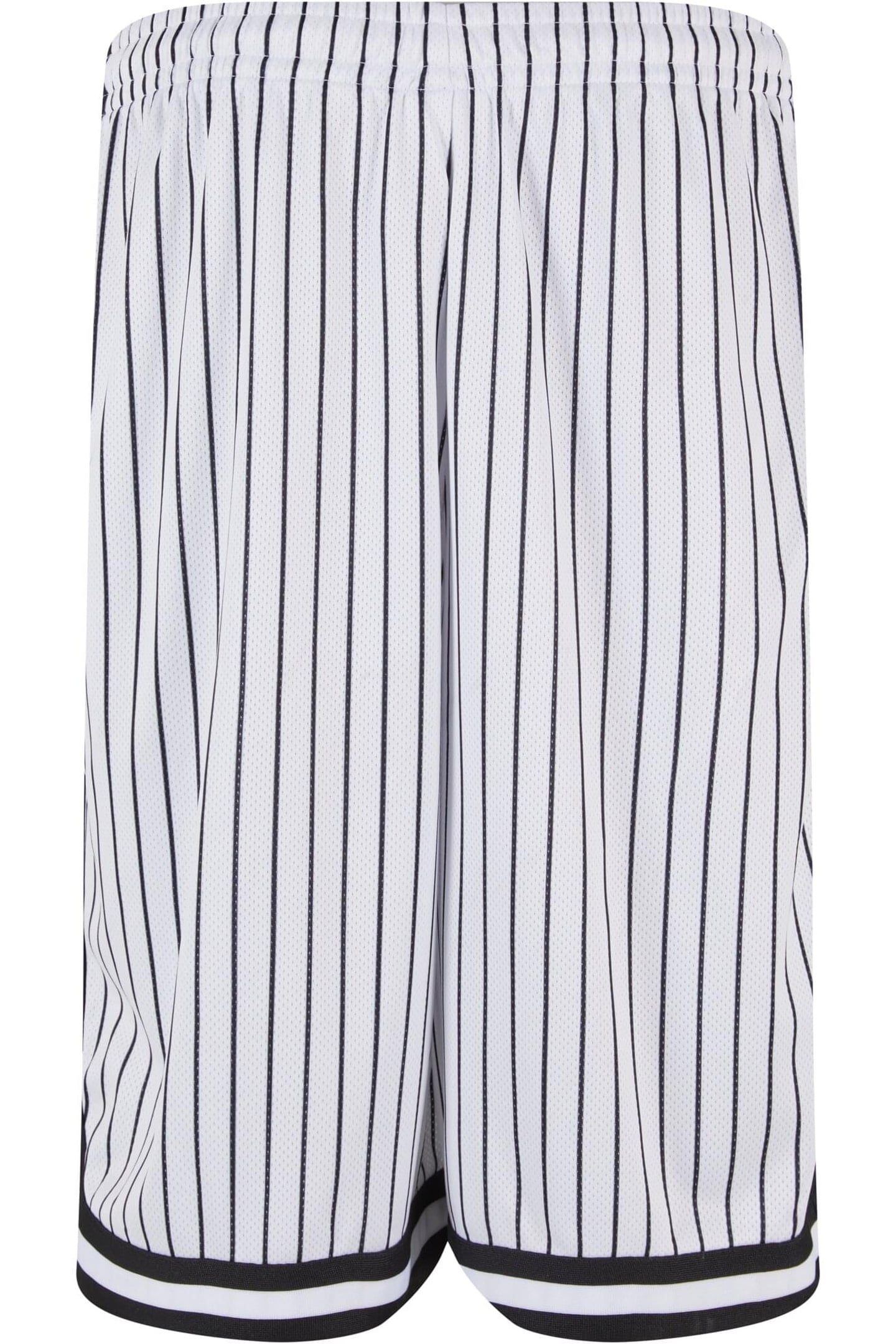 STRIPED MESH SHORTS WHITE/BLACK 6