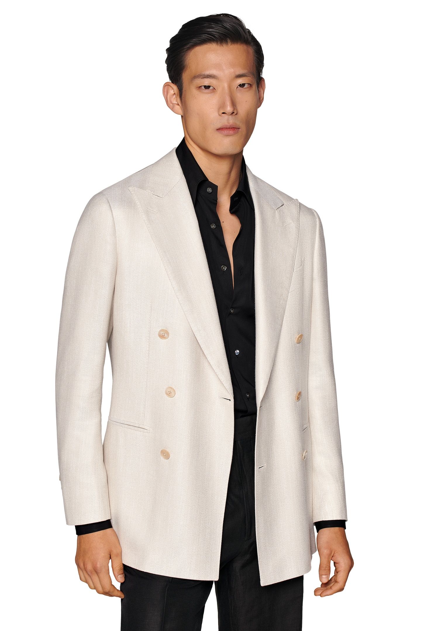 HAVANA-SAND-PURE BAMBOO SEPARATE TUXEDO JACKETS SAND 4