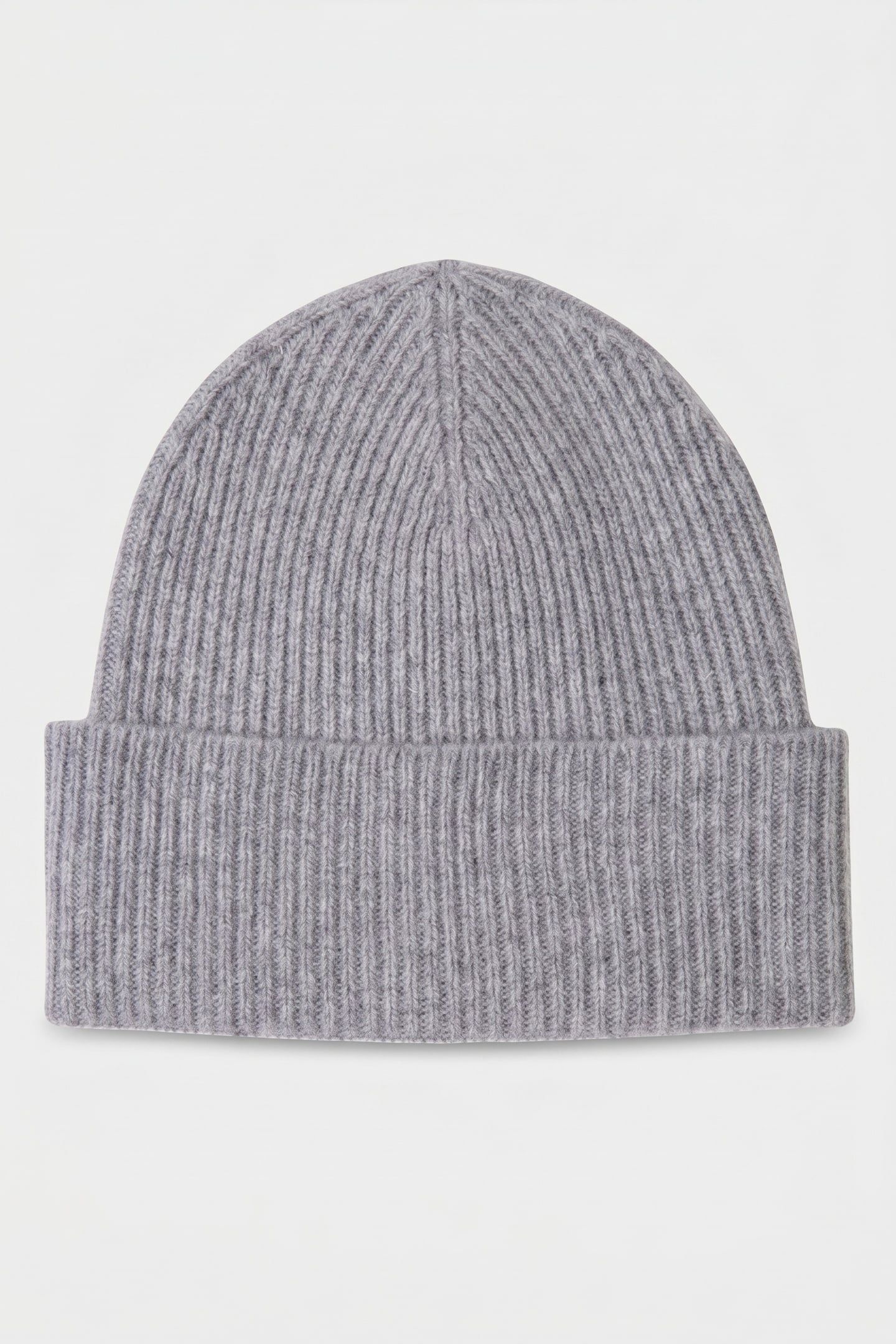 ASPEN MERINO-CASHMERE BEANIE LIGHT GREY 2
