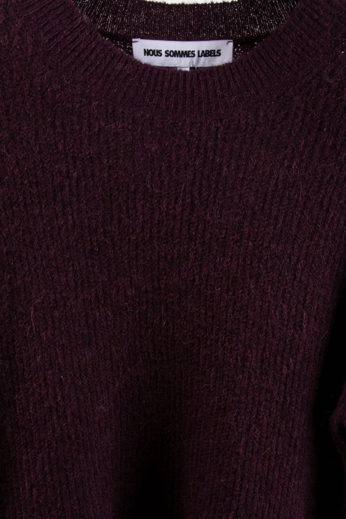 NOUS SOMMES LABELS – BENNIE ALPACA KNIT 2.0 BURGUNDY 4