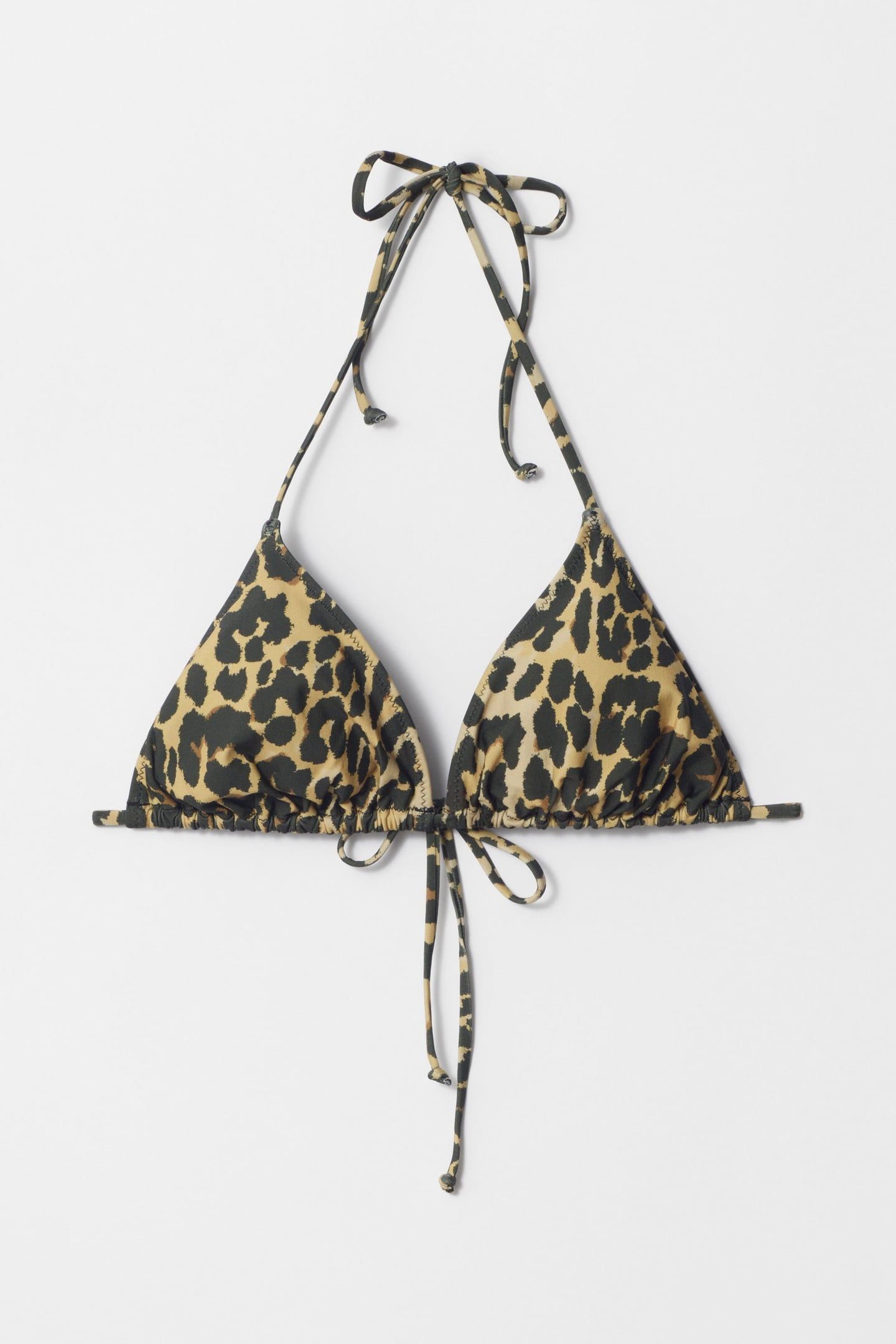 ISA TRIANGLE BIKINI TOP BEIGE 2