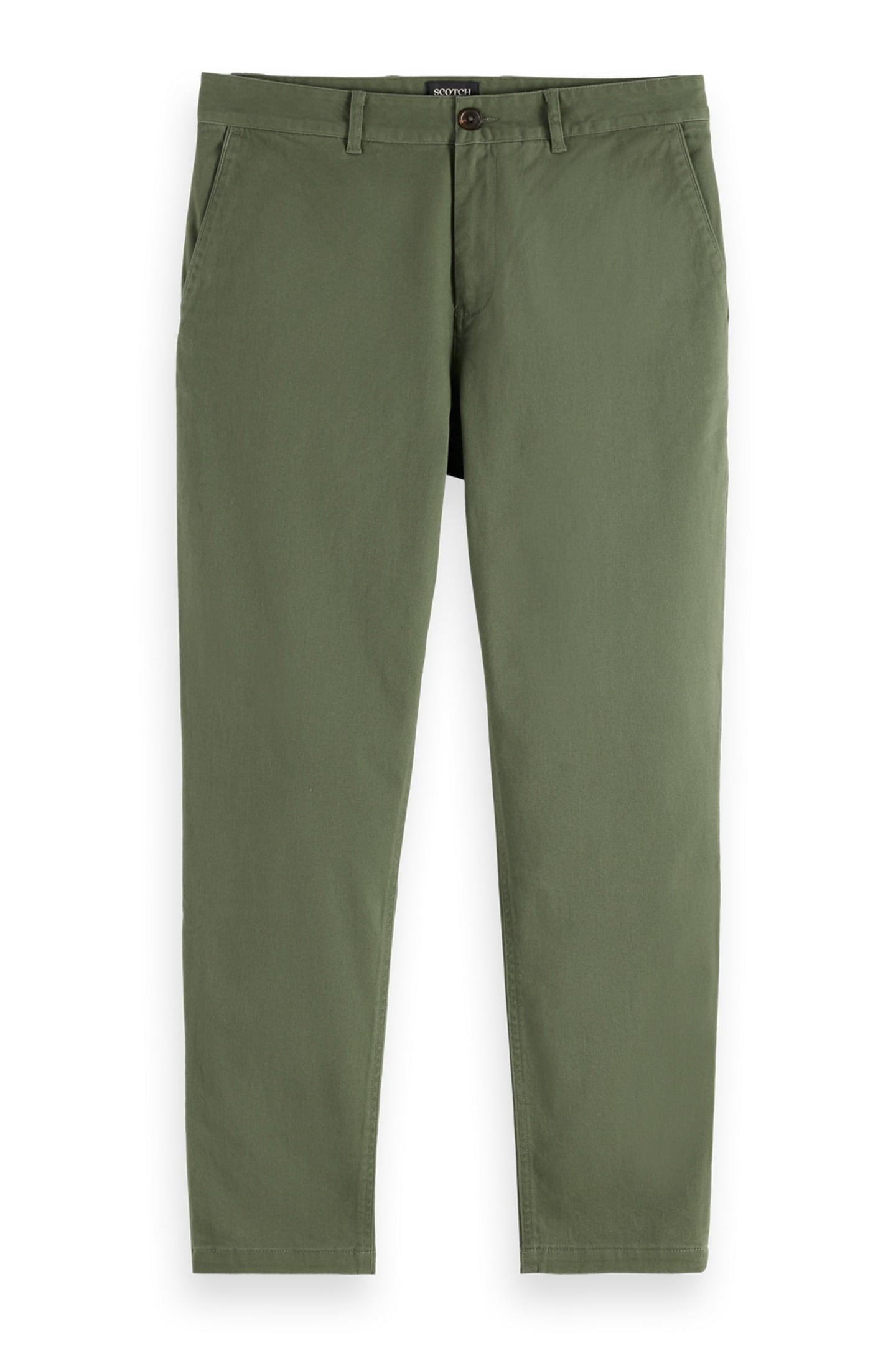 DRIFT - WASHED COTTON BLEND CHINO THYME 1