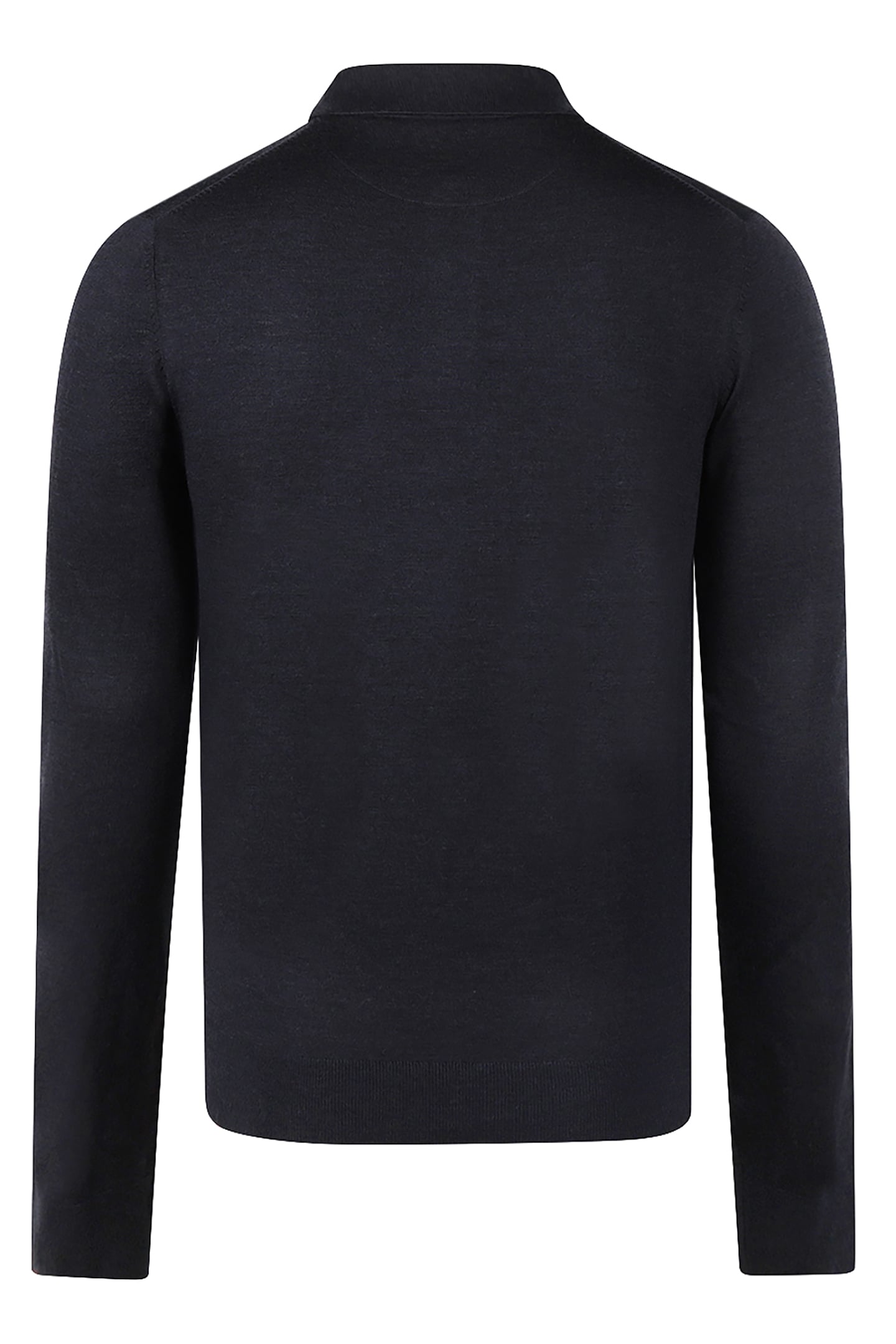 FINE MERINO POLO NAVY 3