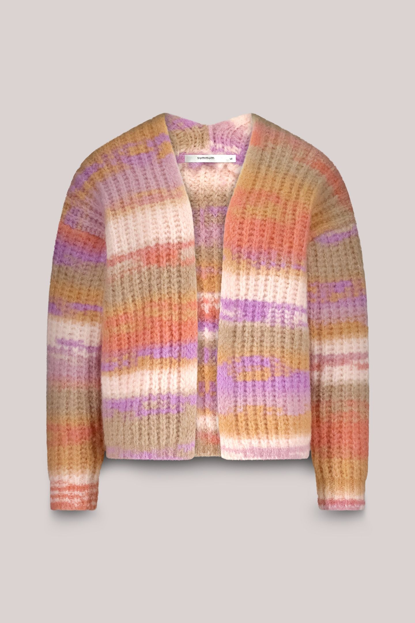 CARDIGAN CUSHY WOOL BLEND KNIT MULTICOLOUR 4
