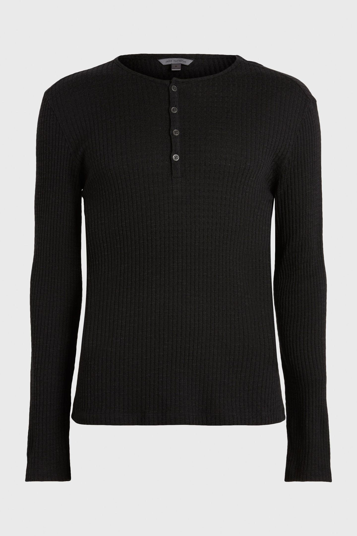 HAYES REGULAR FIT LS HEN BLACK 3