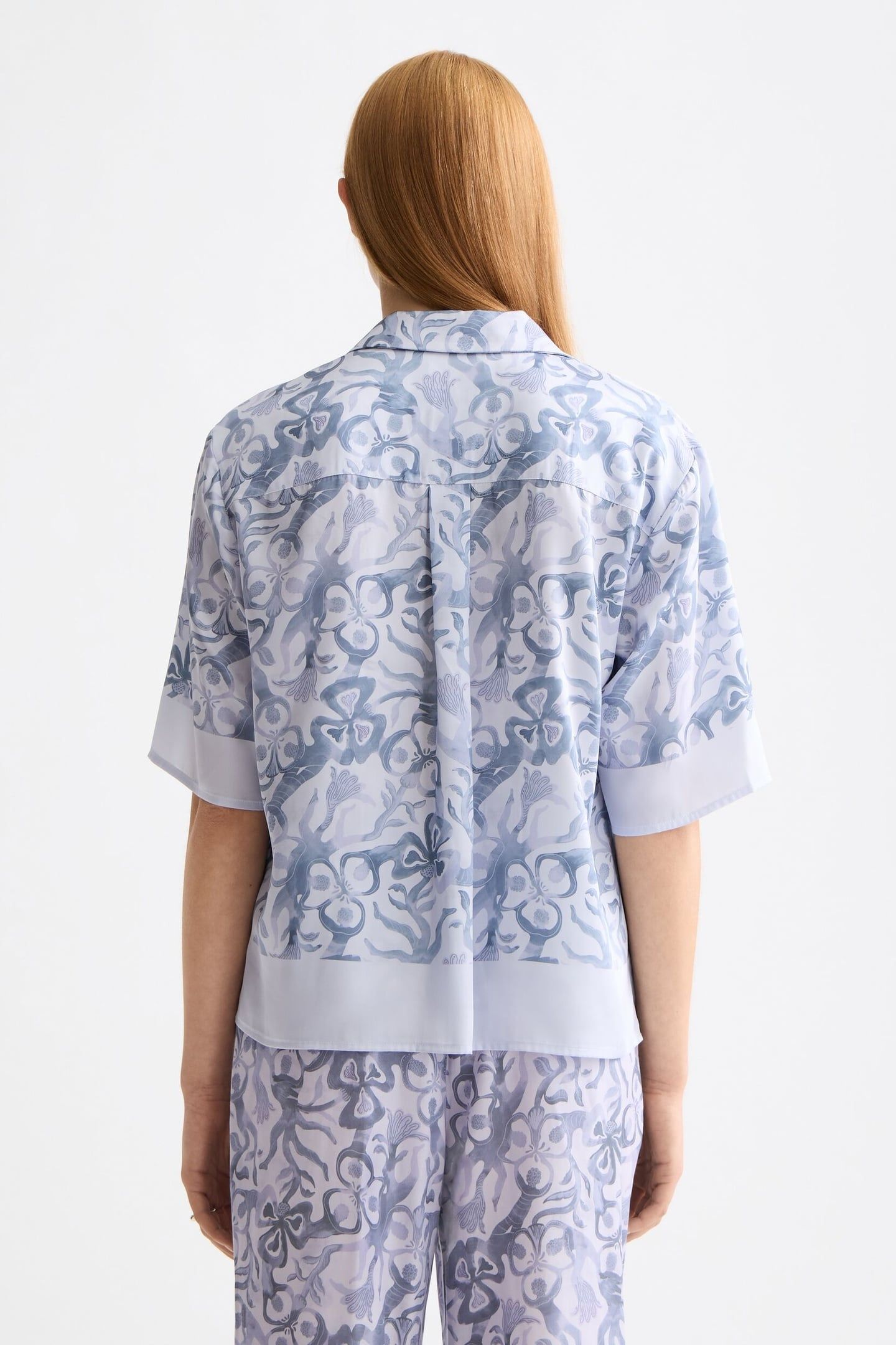 PRINTED SHORT SLEEVE SHIRT DANCER LAVENDER 5