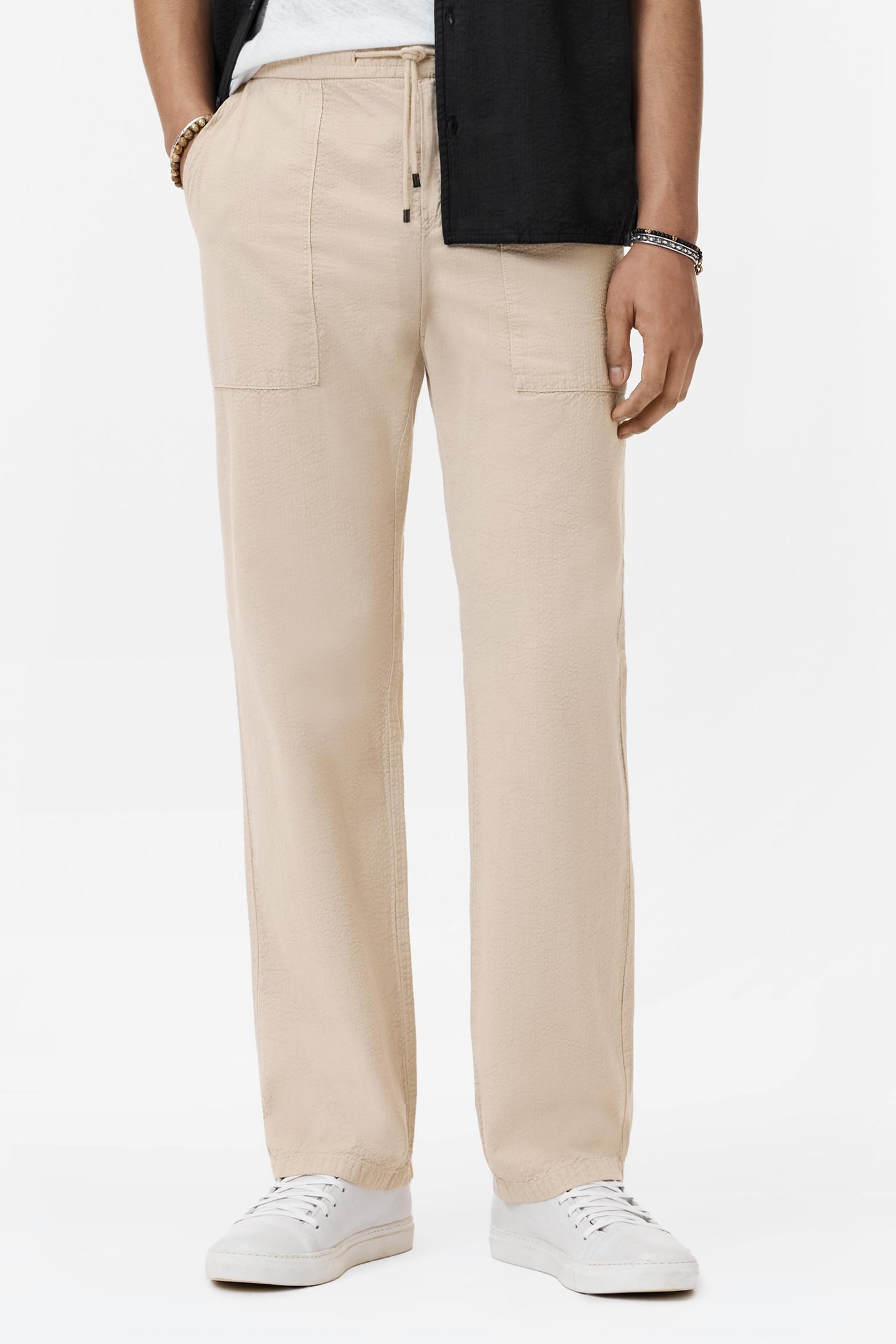 GREYSON WIDE FIT PATCH POCKET ELASTIC WA SMOKED PEARL GREY 1