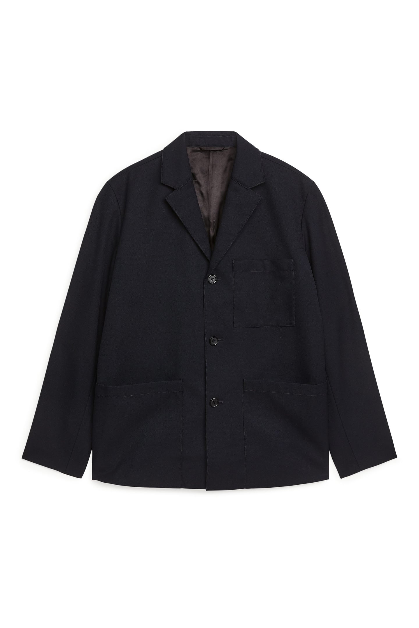 DOVAS WOOL TWILL JACKET BLUE 3