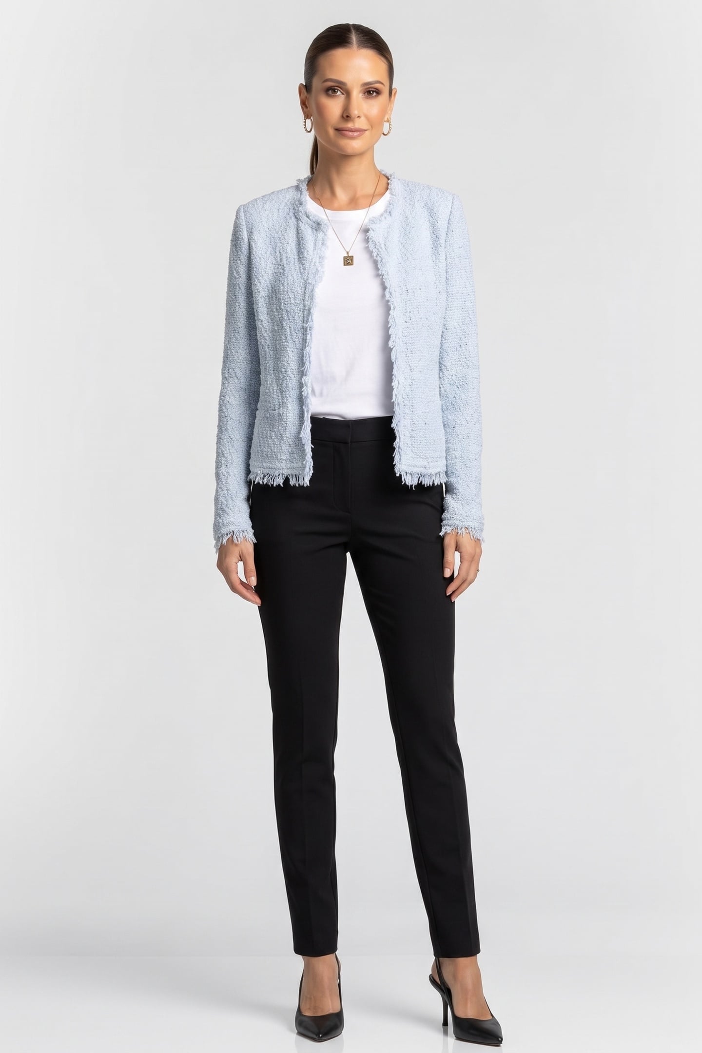 SHAVANI JACKET FOGGED BLUE 1
